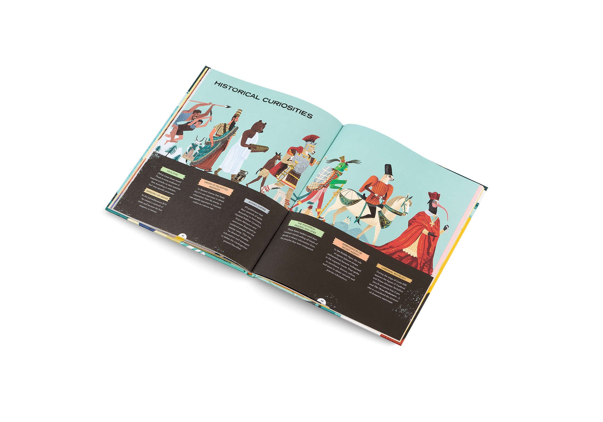 Historical curiosities about spy in How to be a Spy by Little Gestalten.