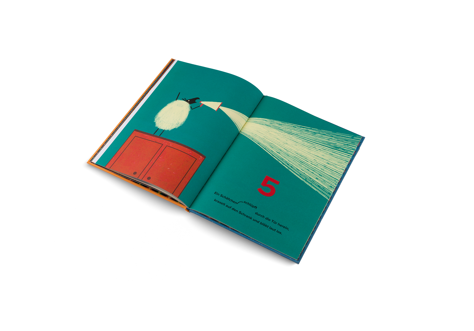 Ich kann nicht einschlafen, ich zähle die Schäfchen.