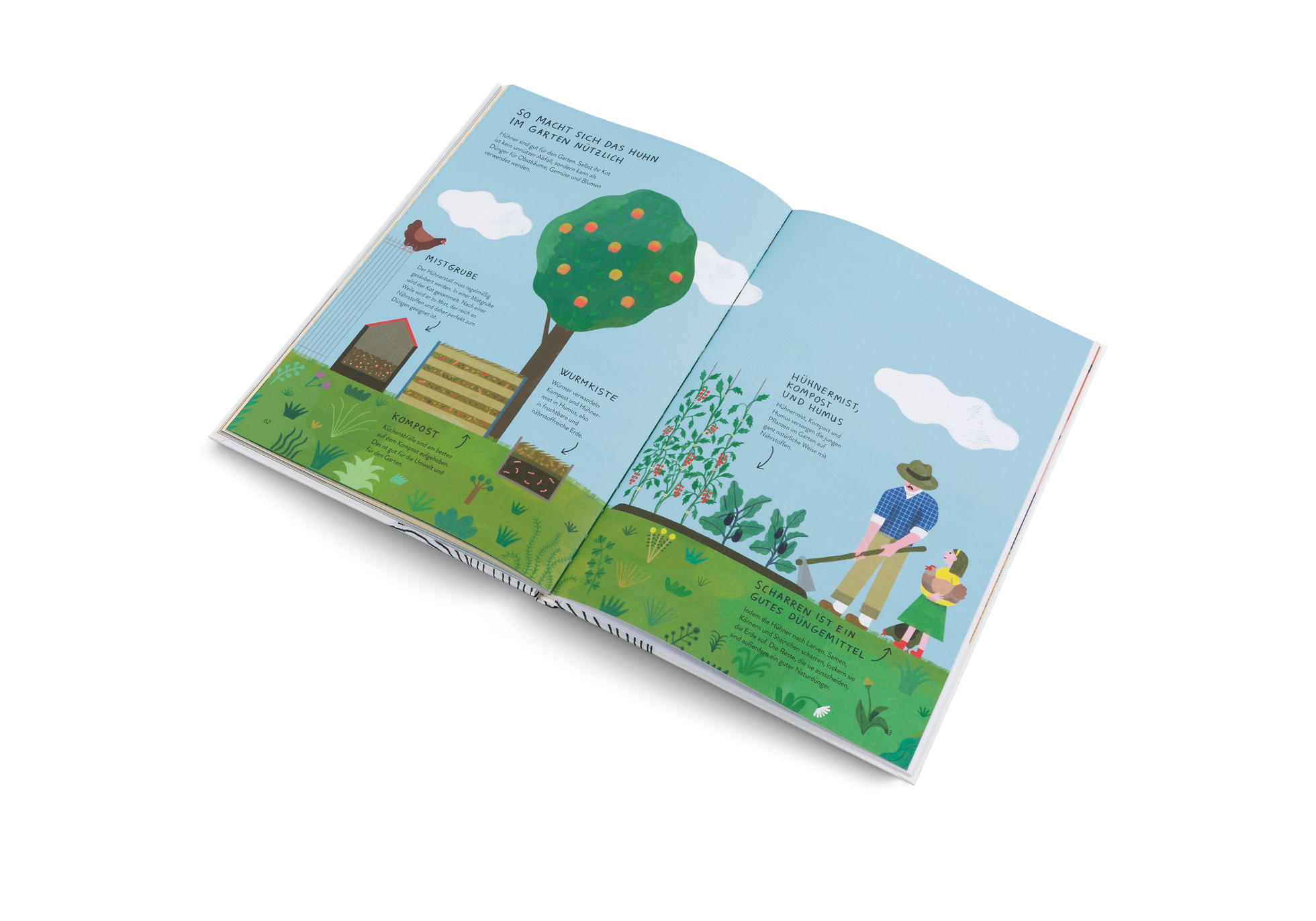 So macht sich das Huhn im Garten nützlich in Ich wollt', ich wär' ein Huhn von Kleine Gestalten