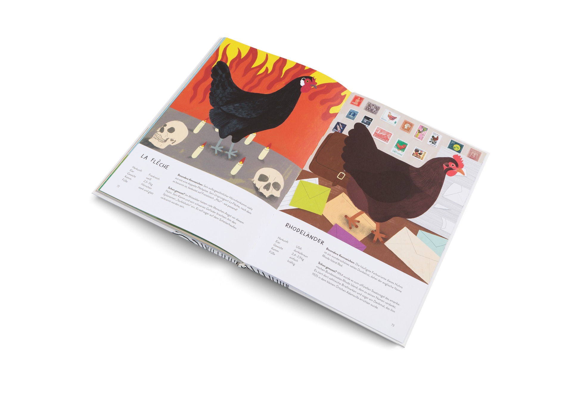 La Flèche und die Rhodeländer in Ich wollt', ich wär' ein Huhn von Kleine Gestalten