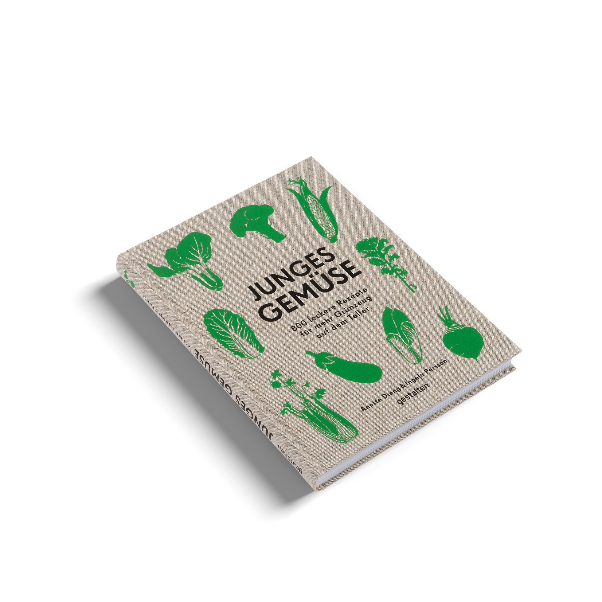 Junges Gemüse vegetarisches und vegan Kochbuch von gestalten