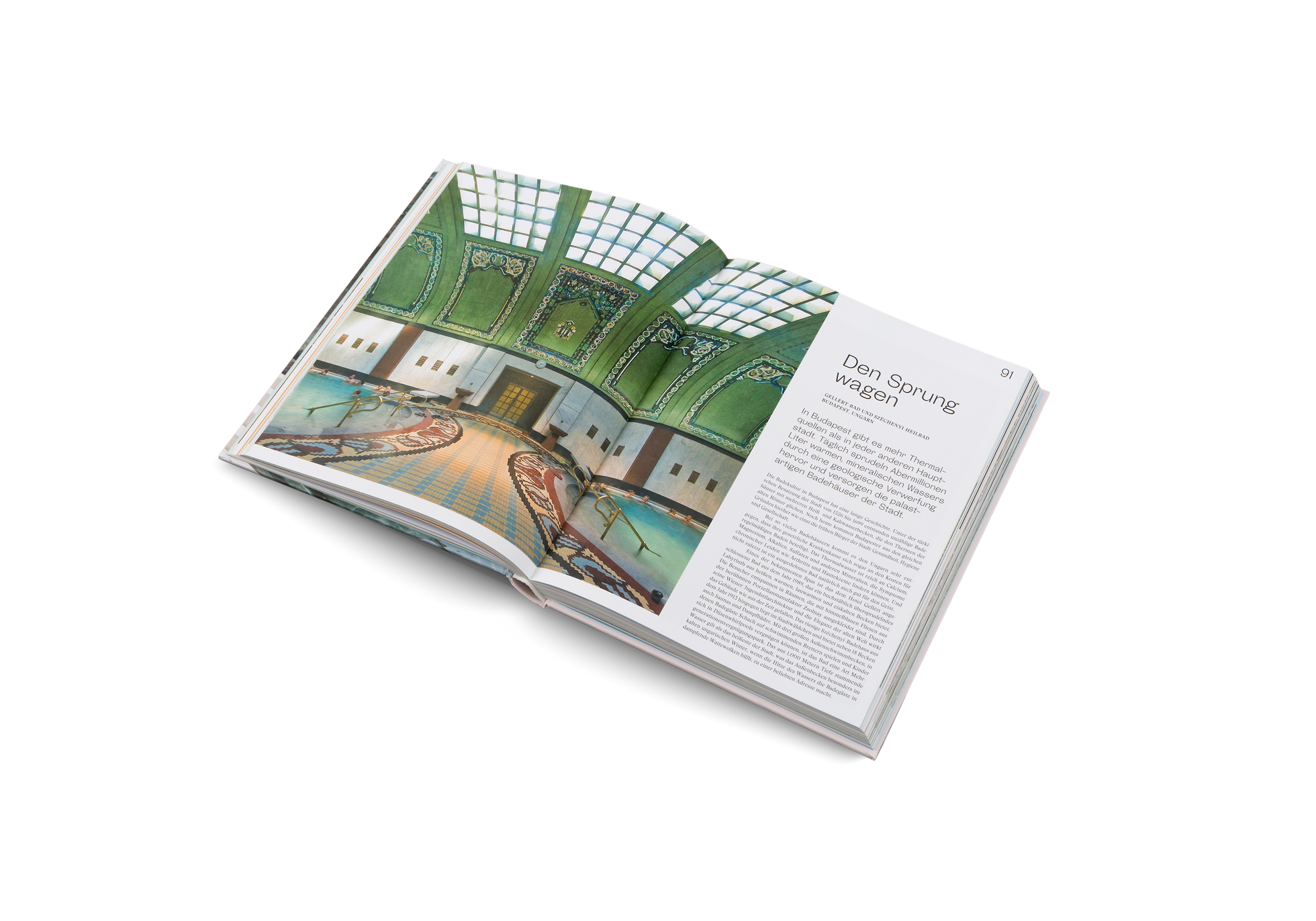 Gellért Thermalbad und Széchenyi Heilbad in Budapest, Ungarn