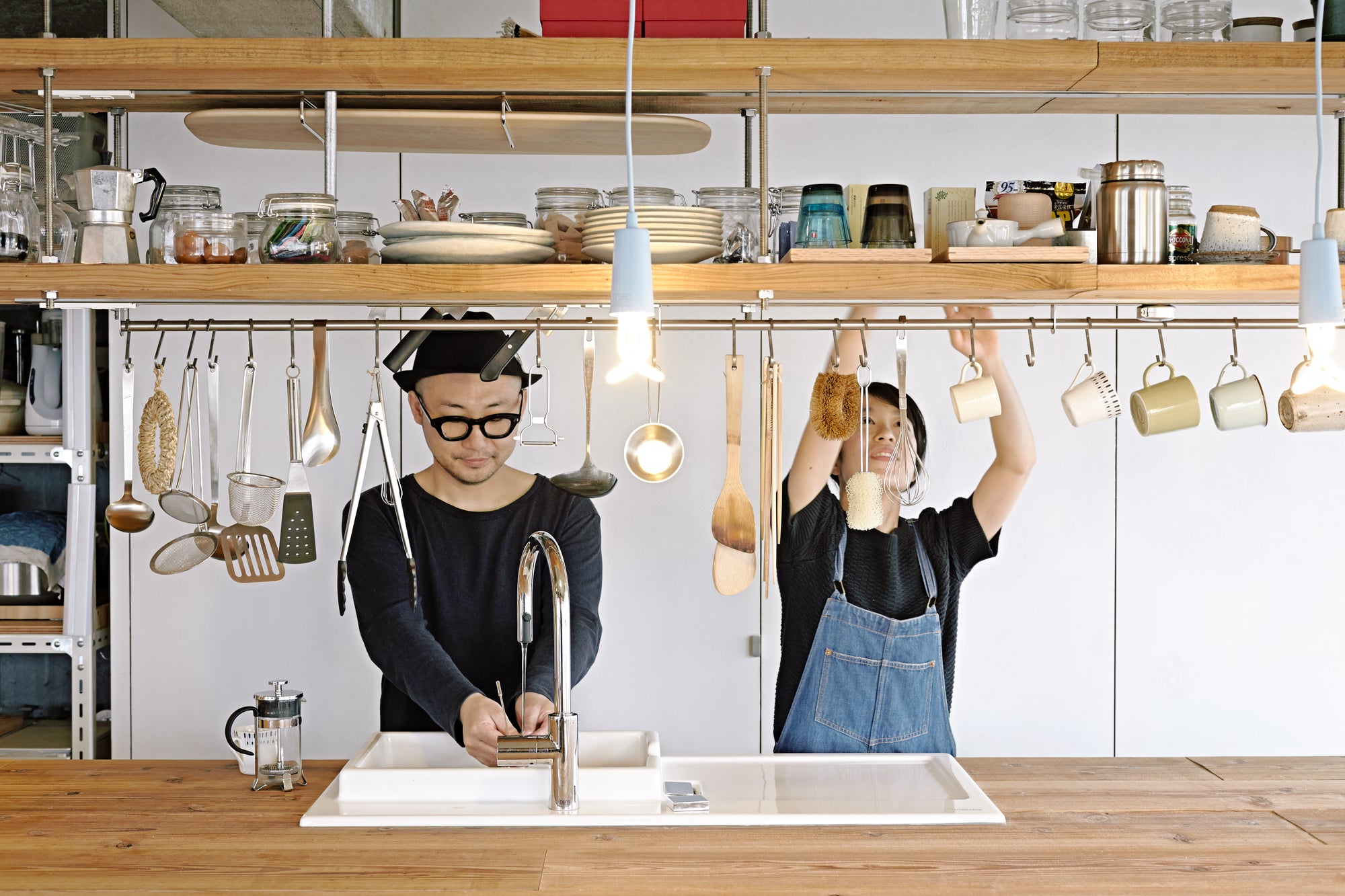 Offene moderne Küche in Kitchen Living