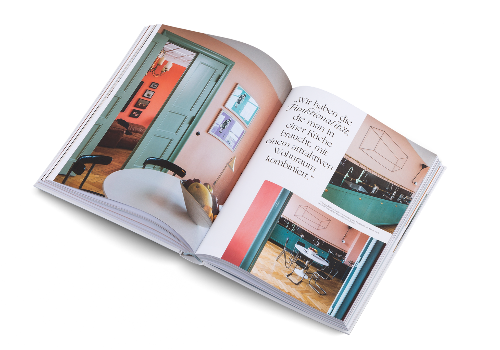 funktionale moderne Küche in Kitchen Living