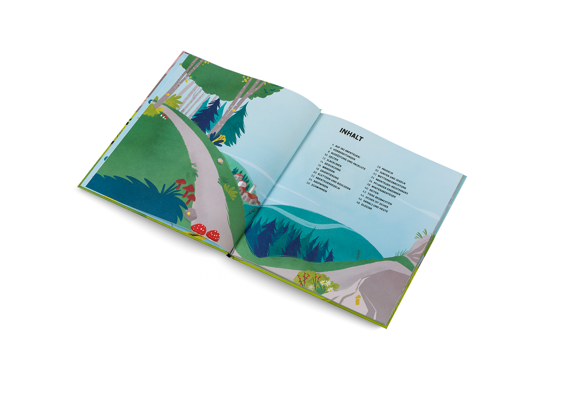 Das Inhalt vom Buch Kleine Outdoor-Abenteuer