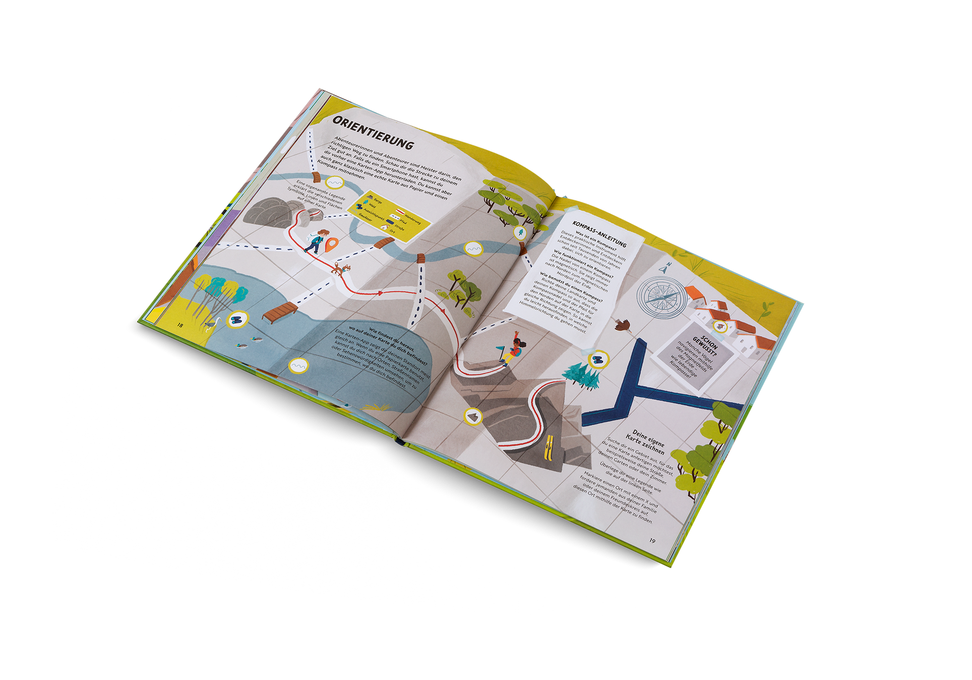 Orientierung ist auch in Kleine Outdoor-Abenteuer.