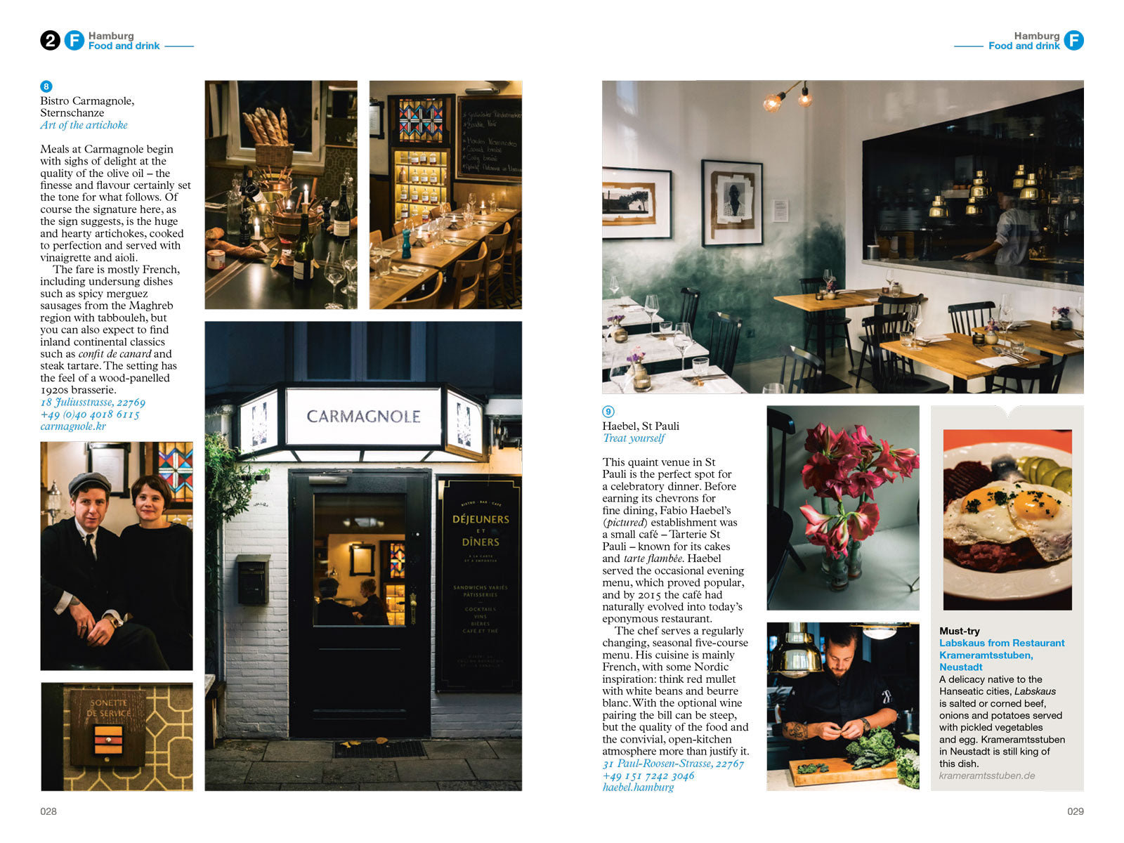 Restaurants in The Monocle Travel Guide to Hamburg