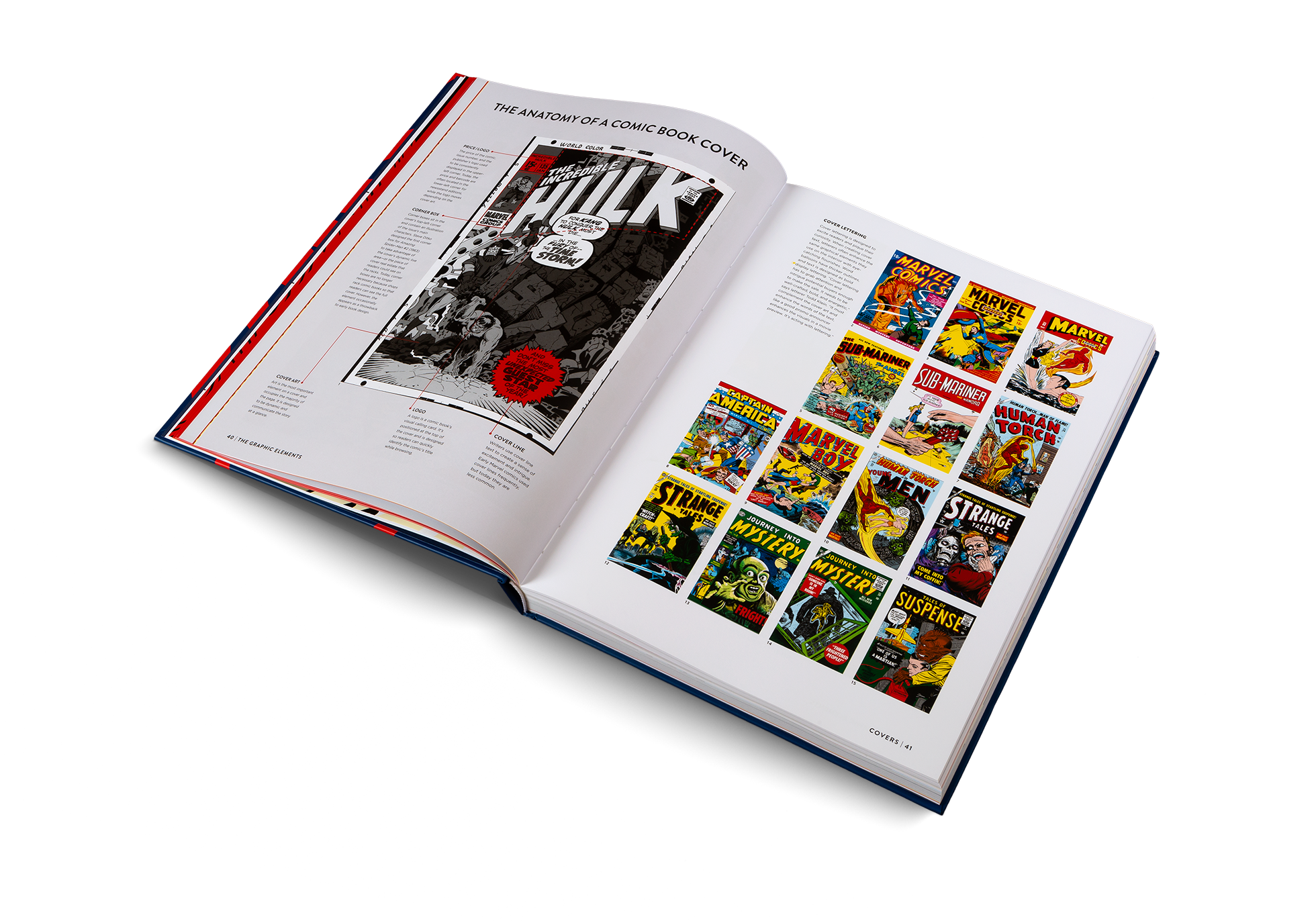 Learn about the anatomy of a comic book cover in Marvel By Design.