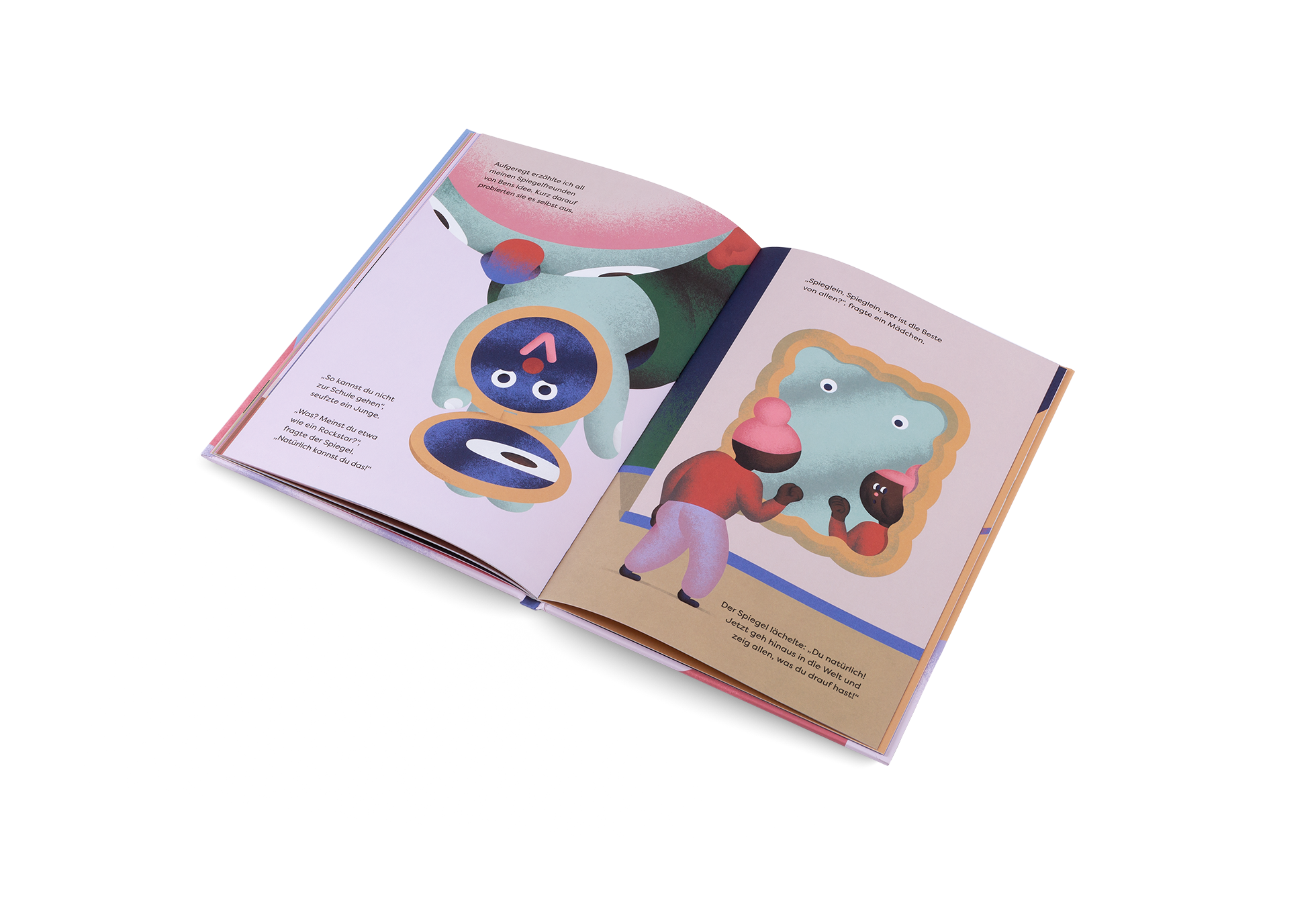 „Spieglein, Spieglein, wer ist die Beste von allen?“, fragte ein Mädchen.