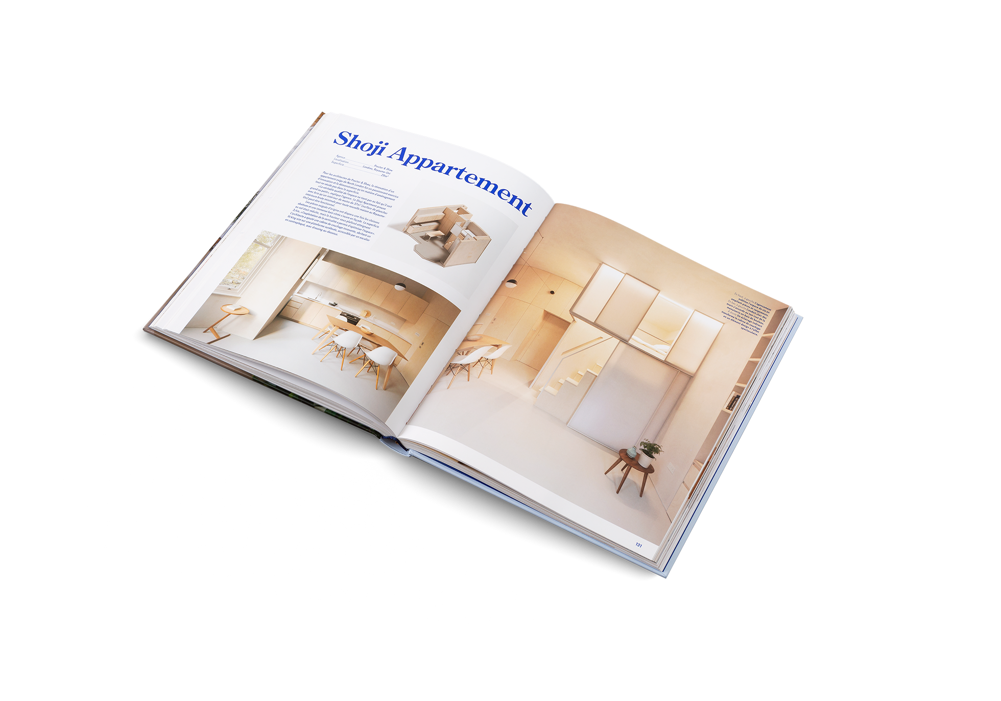 Shoji Appartement est détaillé dans le livre Petits espaces, édité par gestalten.