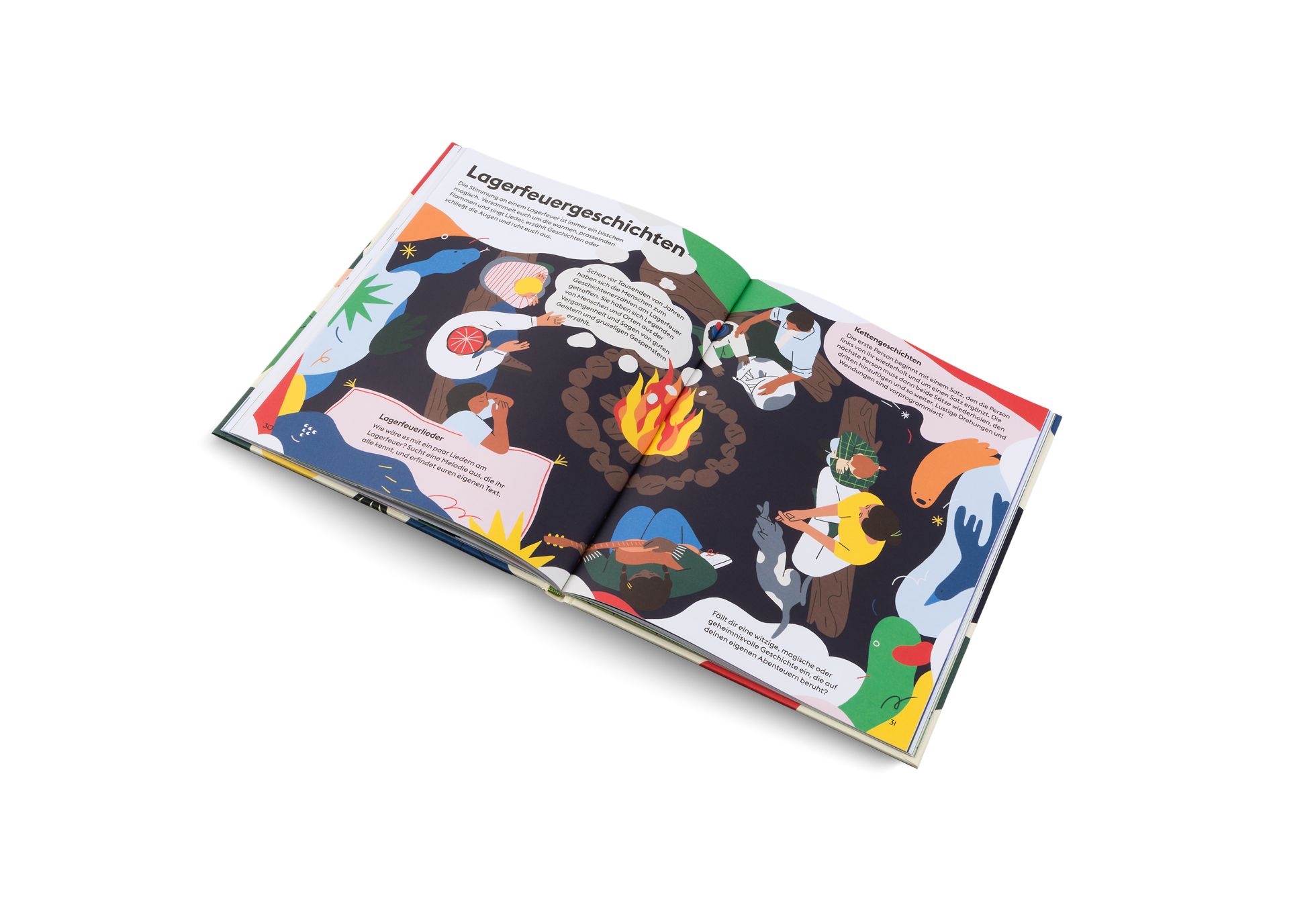 Schöne Lagerfeuergeschichten in Raus an die frische Luft