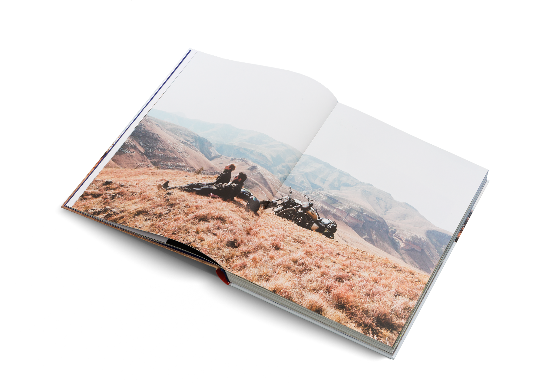 Une pause après un road trip moto