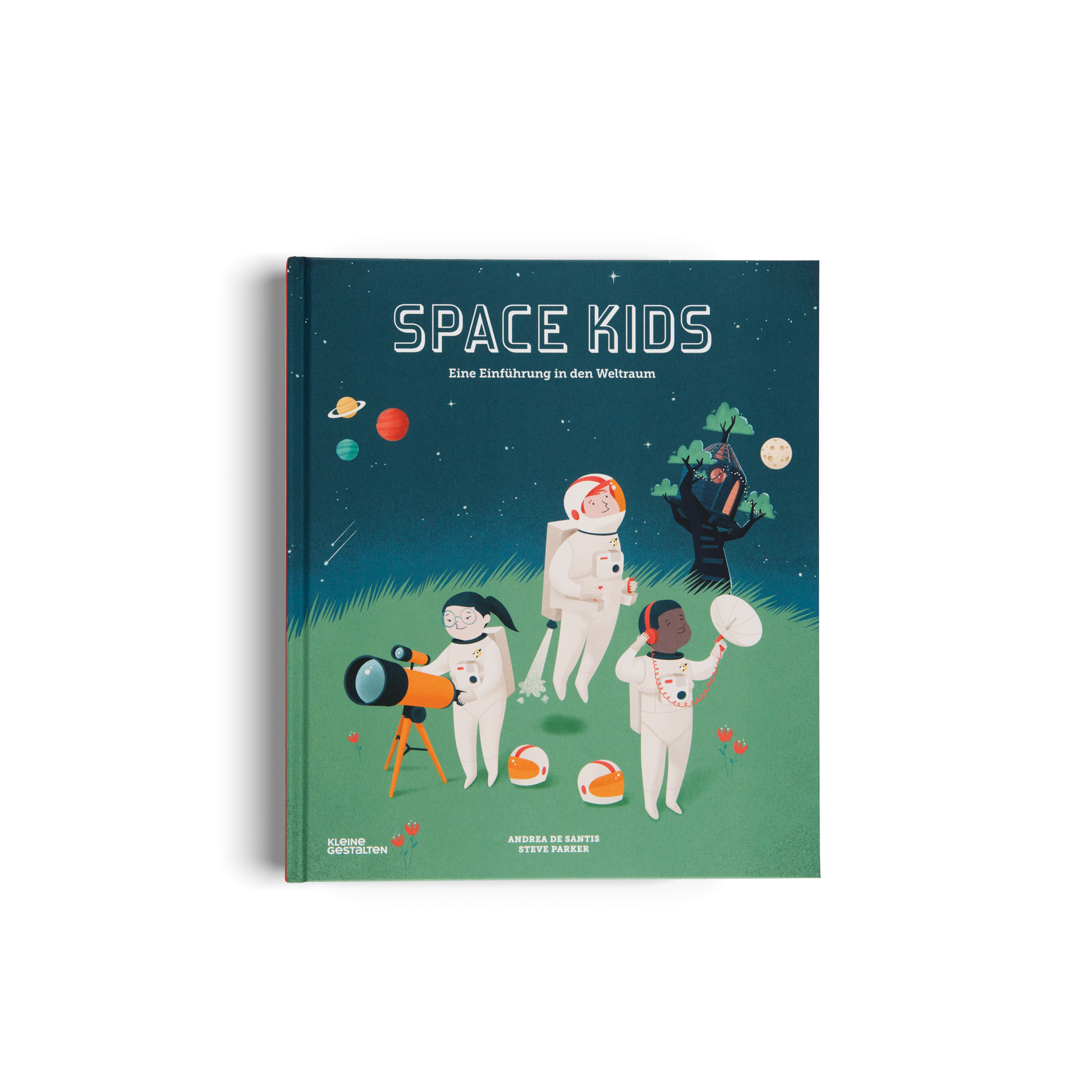 Space kids Kleine gestalten Kinderbuch weltall