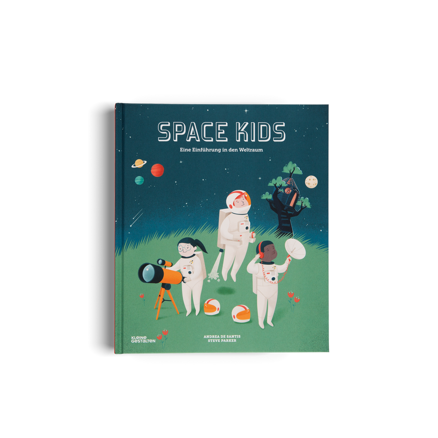 Space kids Kleine gestalten Kinderbuch weltall