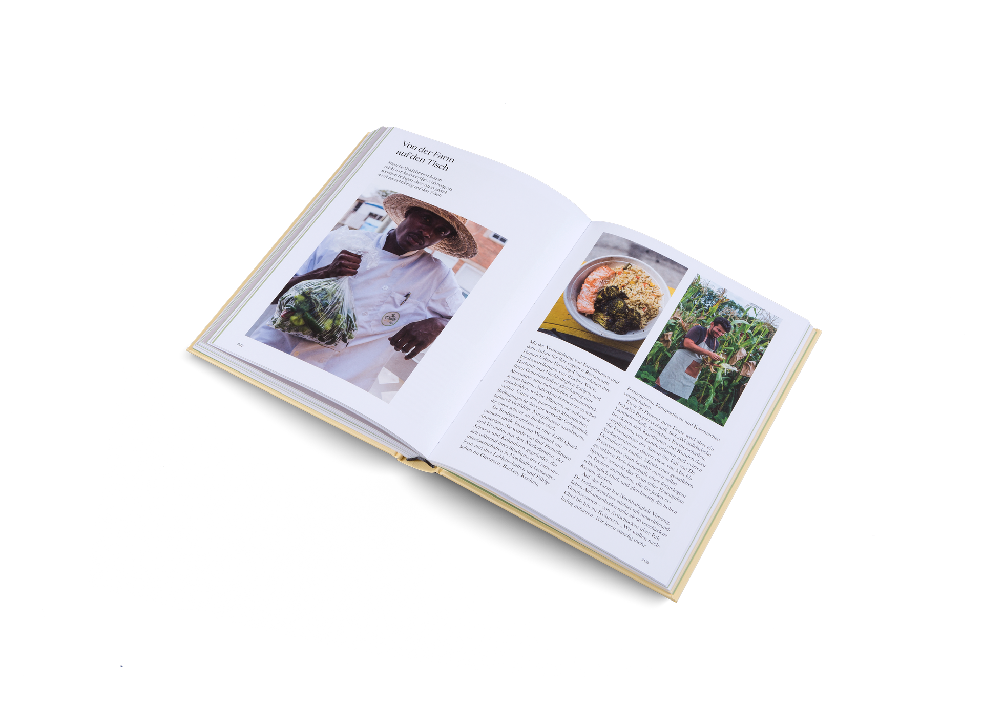 Manche Stadtfarmen bauen nicht nur hochwertige Nahrung an, sondern bringen diese auch gleich noch verzehrfertig auf den Tisch. Mit der Veranstaltung von Farmdinnern und dem Anbau für ihre eigenen Restaurants können Urban-Farming-Unternehmen ihre Idealvorstellungen von frischer Ware, Herkunft und Nachhaltigkeit festigen und ihren Gemeinschaften gleichzeitig eine Alternative zum industriellen Lebensmittelsystem bieten.