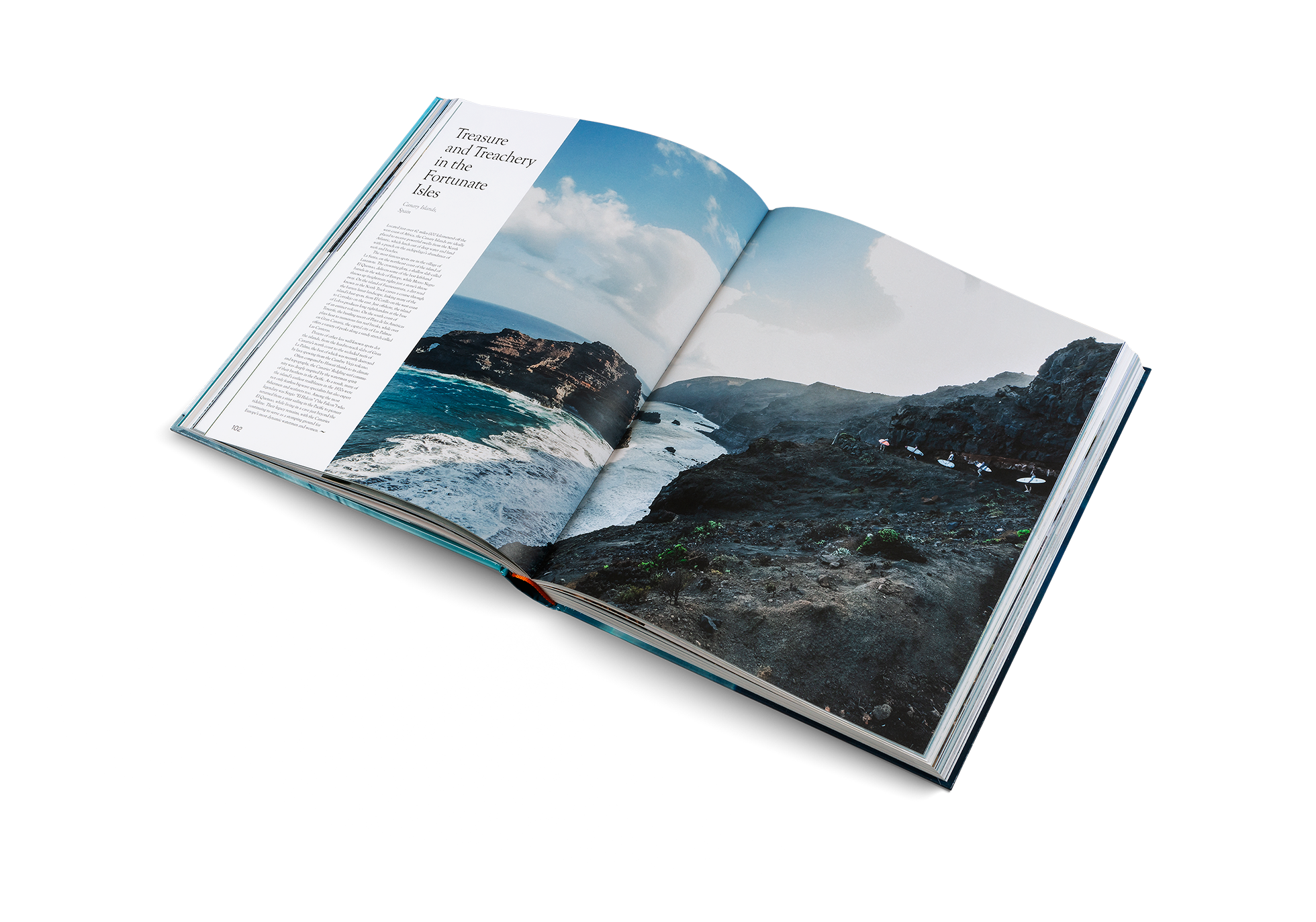 Dozens of other less well-known surf spots dot the Canary islands, from the hard-to-reach slabs of Gran Canaria’s north coast to the secluded reefs of La Palma, the best of which was recently destroyed by lava spewing from the Cumbre Vieja volcano. Find out more about all these places in The Surf Atlas by Luke Gartside and gestalten.