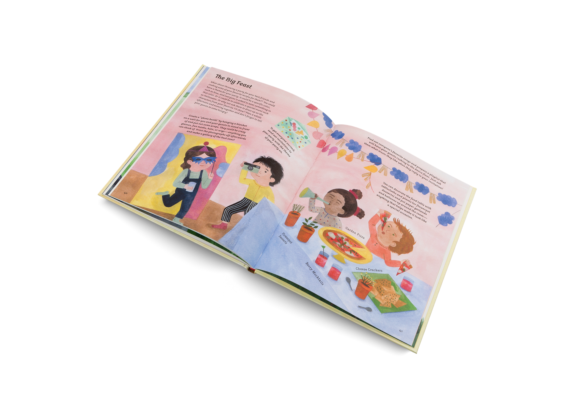 Organize a big feast with Tasty Treats by Little Gestalten