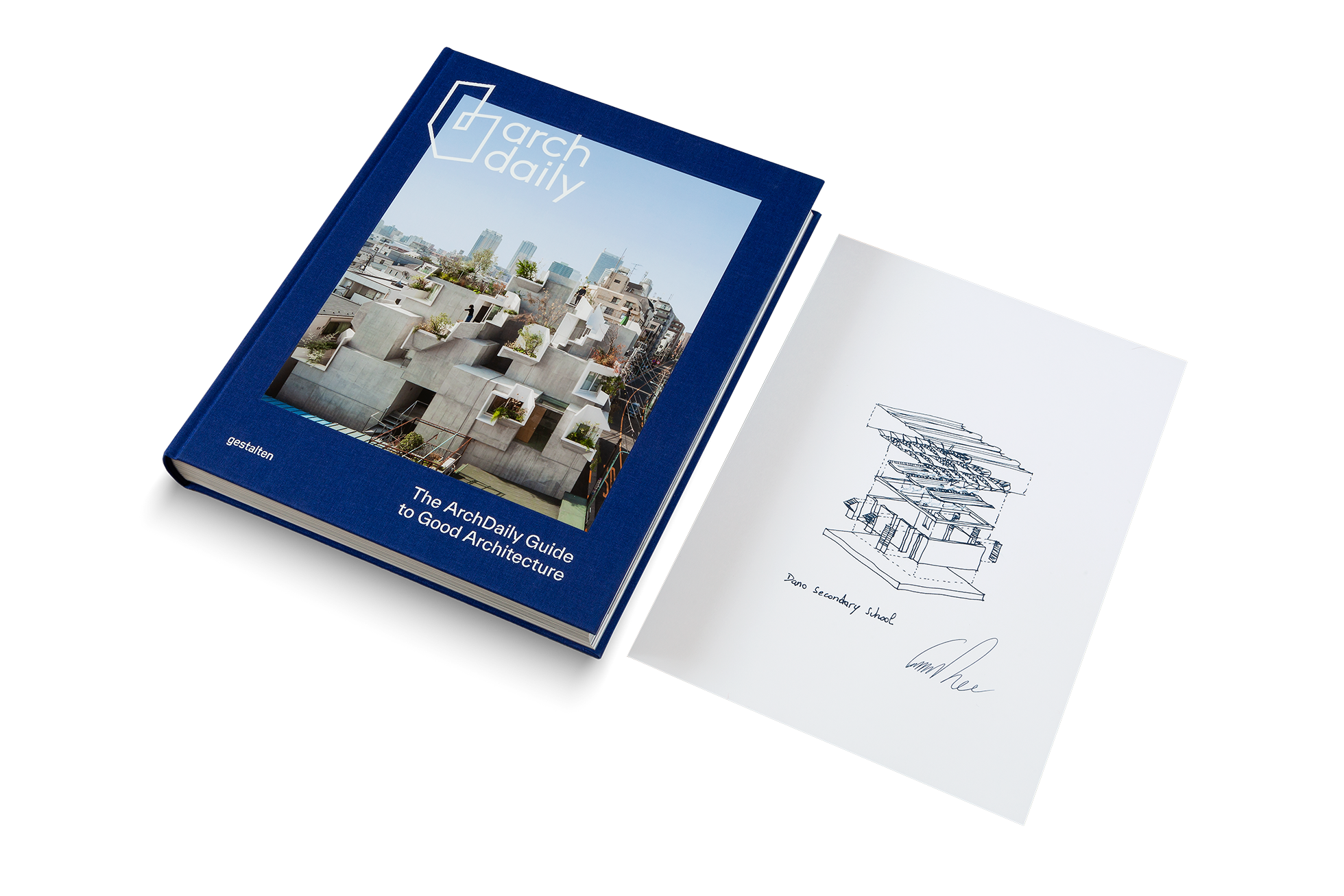 The special edition of The ArchDaily's Guide to Good Architecture includes a print of the Burkinabé architect, Diébédo Francis Kéré, Pritzker Prize winner.