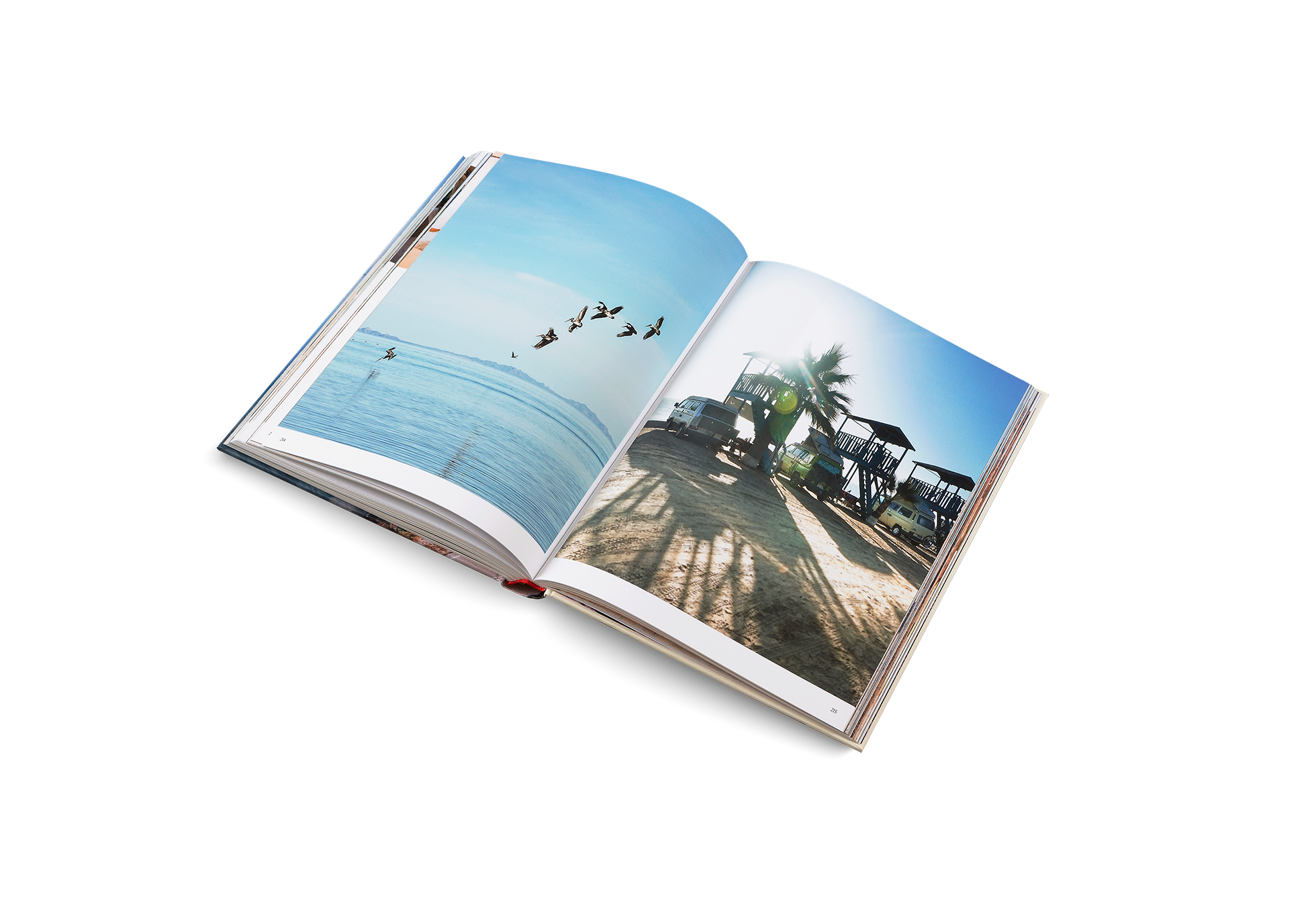 Das Vanlife geht am Strand weiter in The Getaways, ein Buch von gestalten.