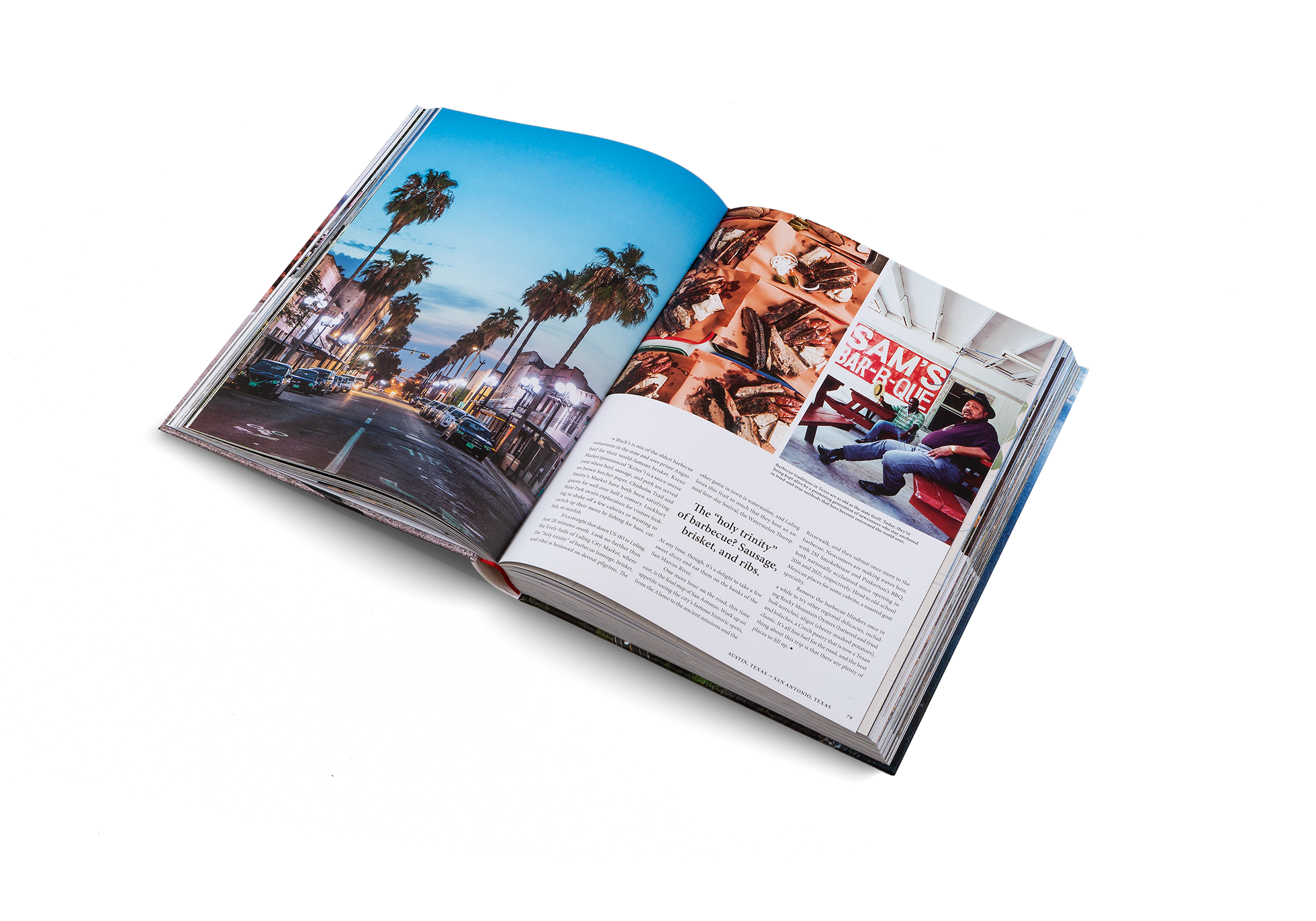 Barbecue traditions in Texas are as old as the state itself. Today, they’re being kept alive by a promising generation of newcomers who stay anchored in tried-and-true methods that have become renowned the world over. Discover more on this roadtrip from Austin to San Antonio in The Great American Road Trip by gestalten.