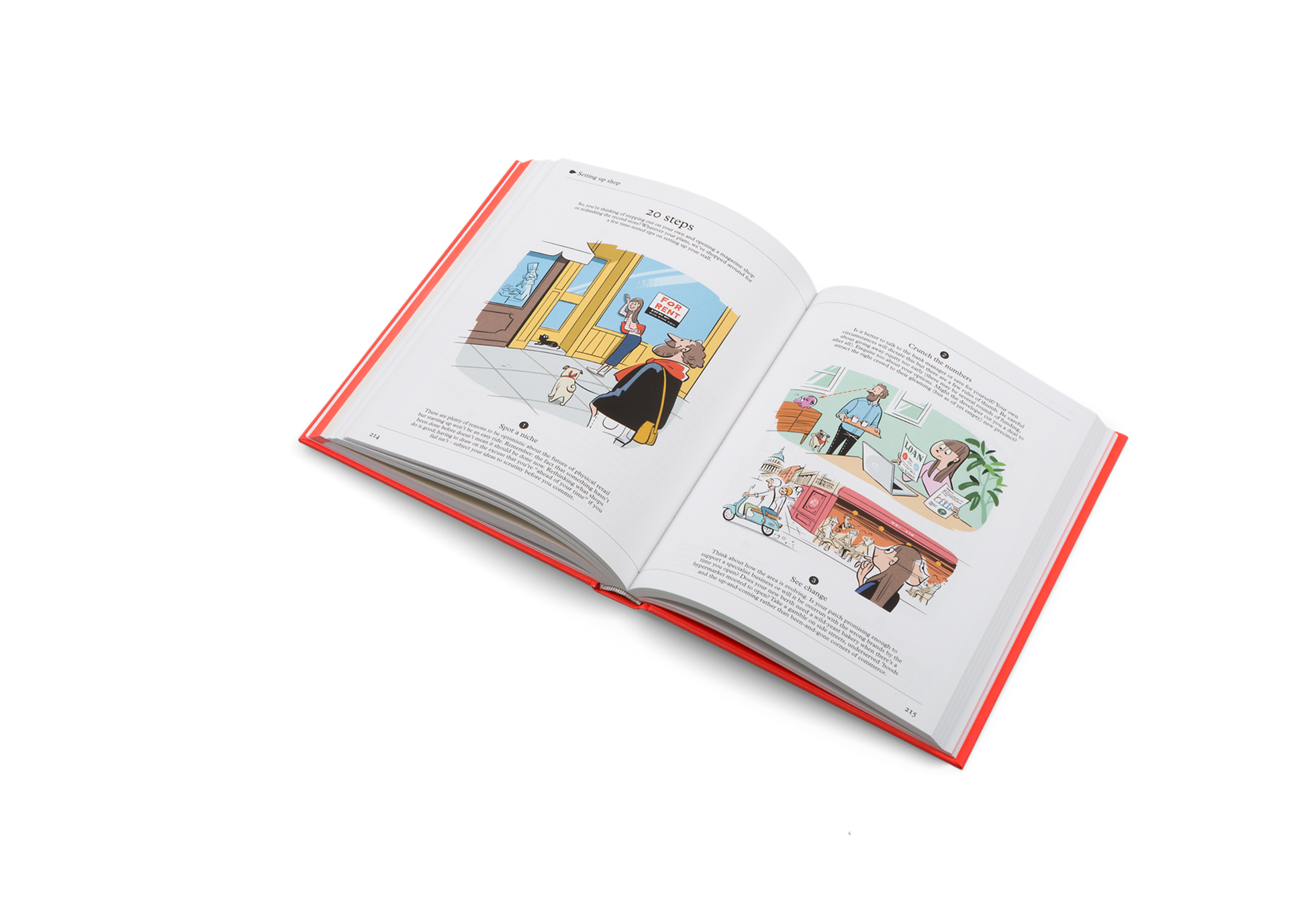 Illustrations in The Monocle Guide to Shops, Kioks and Markets