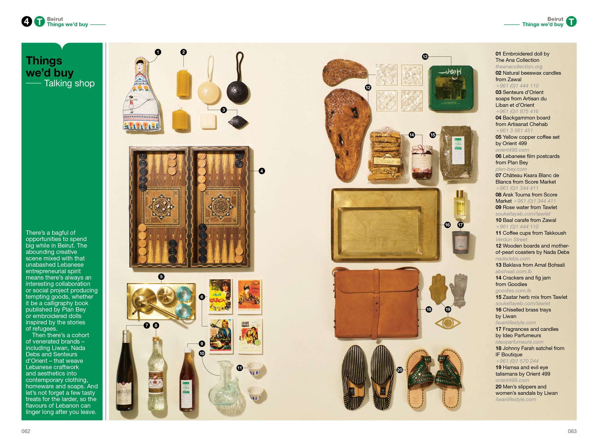 Things to buy in Beirut with The Monocle Travel Guide