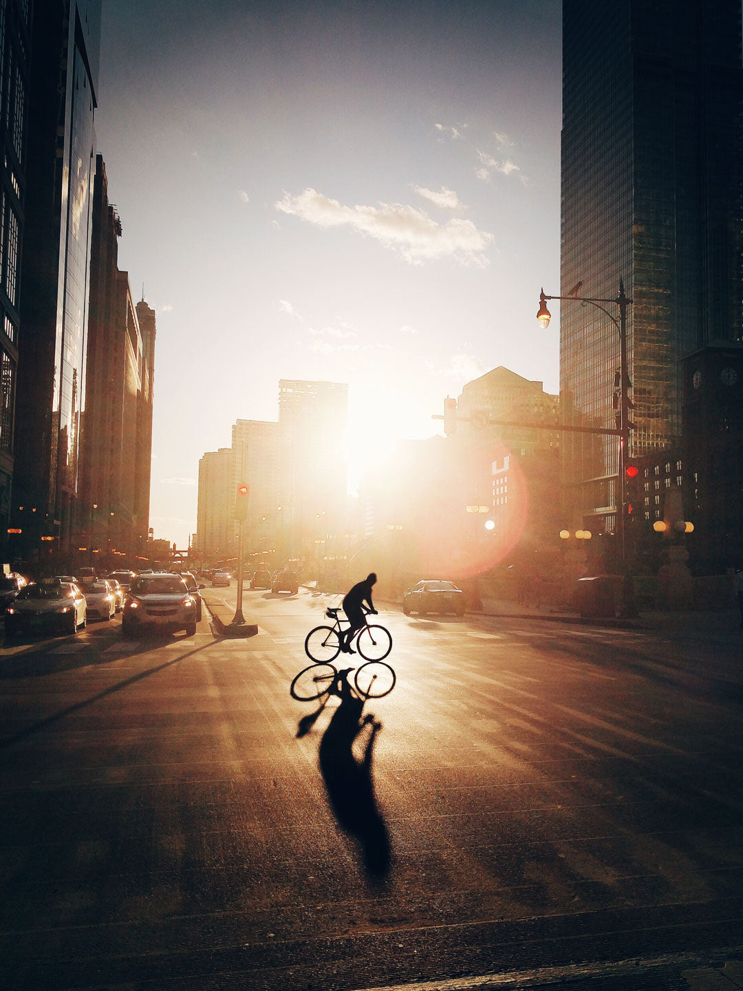 A bike in the city