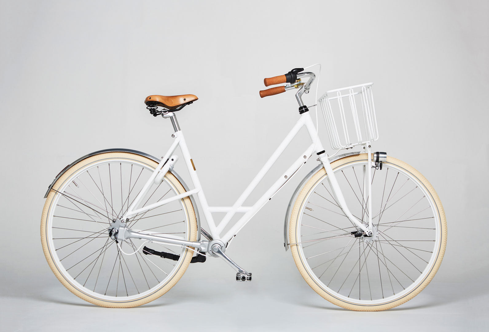 A white bike