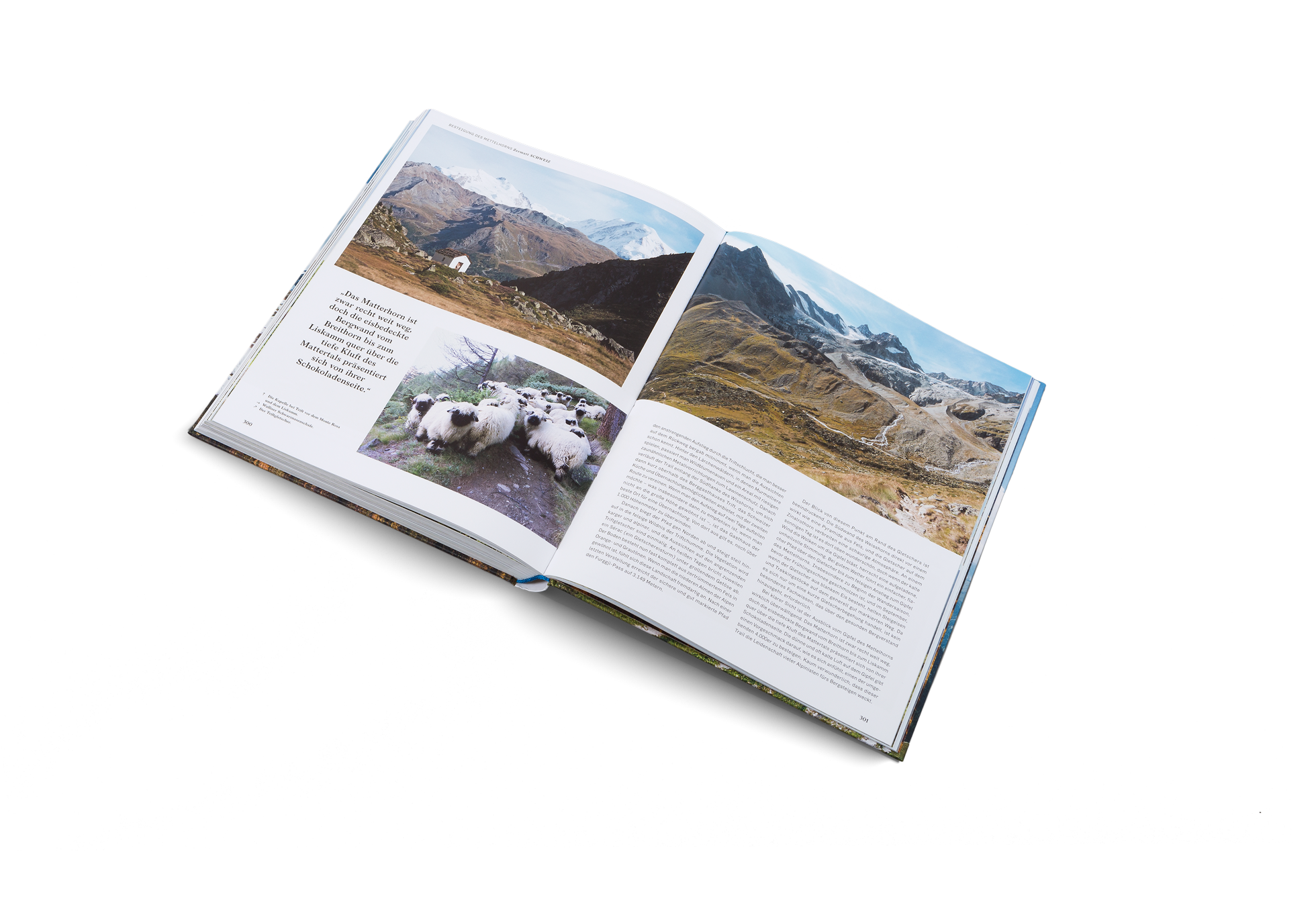 Das Matterhorn ist zwar recht weit weg, doch die eisbedeckte Bergwand vom Breithorn bis zum Liskamm quer über die tiefe Kluft des Mattertals präsentiert sich von ihrer Schokoladenseite.