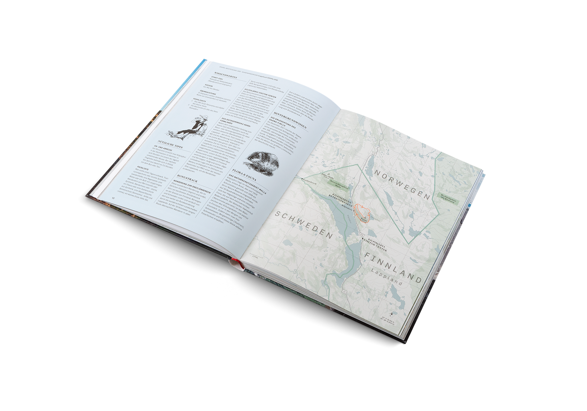 Von Rovaniemi erreicht man Kilpisjärvi in der Hochsaison im Sommer in acht Stunden mit einem der täglich verkehrenden Busse. Der nächste Flughafen befindet sich in Kittilä. Von dort aus dauert es 3,5 Stunden mit dem Bus oder Taxi. Über diese Reise kannst du mehr in Wanderlust Skandinavien von Cam Honan erfahren.