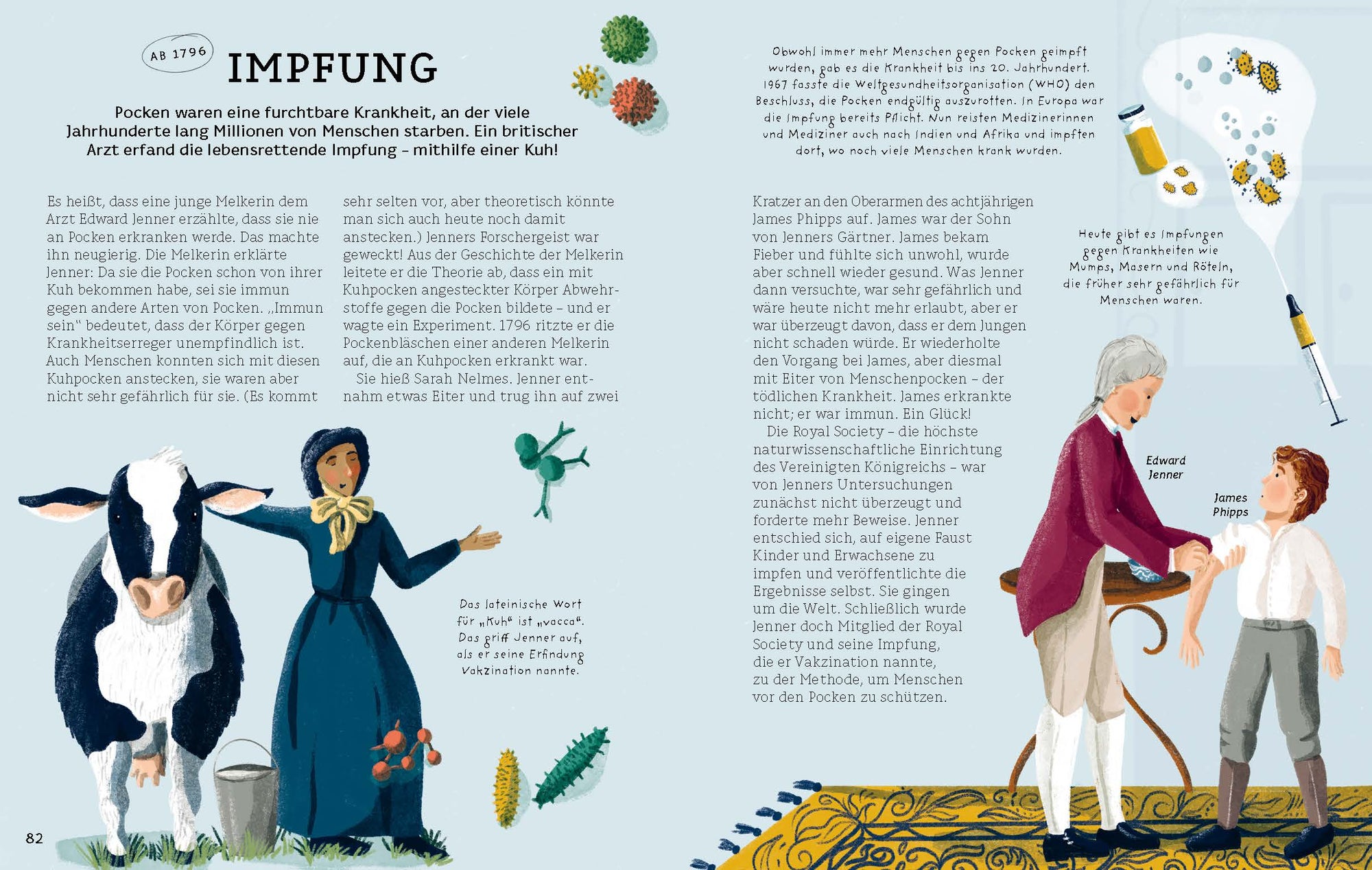 Wer hat die Impfung erfunden? Ein britischer Arzt erfand die lebensrettende Impfung – mithilfe einer Kuh!