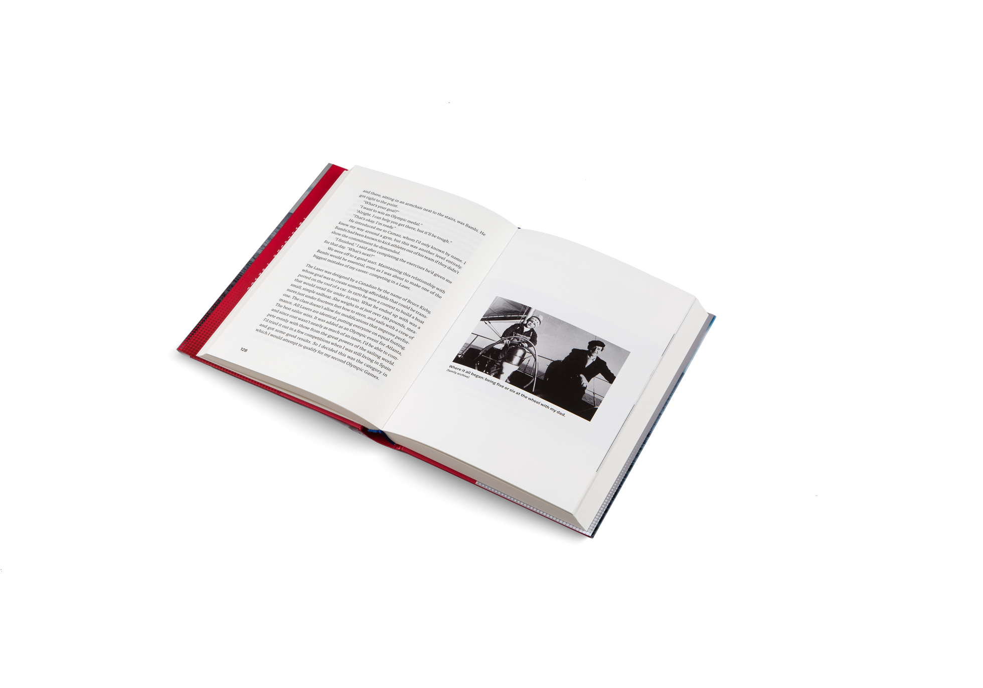 Where it all began: Santiago Lange at the wheel with his dad in Argentina.