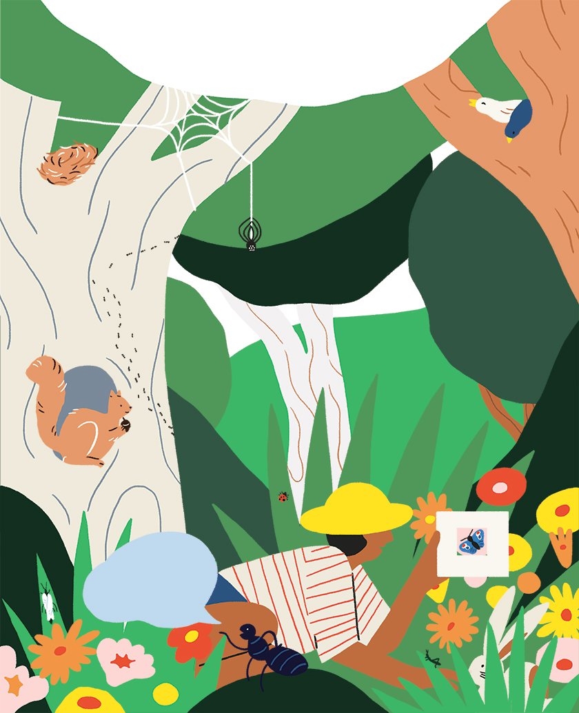 Raus an die frische Luft für alle die kleine Entdecker