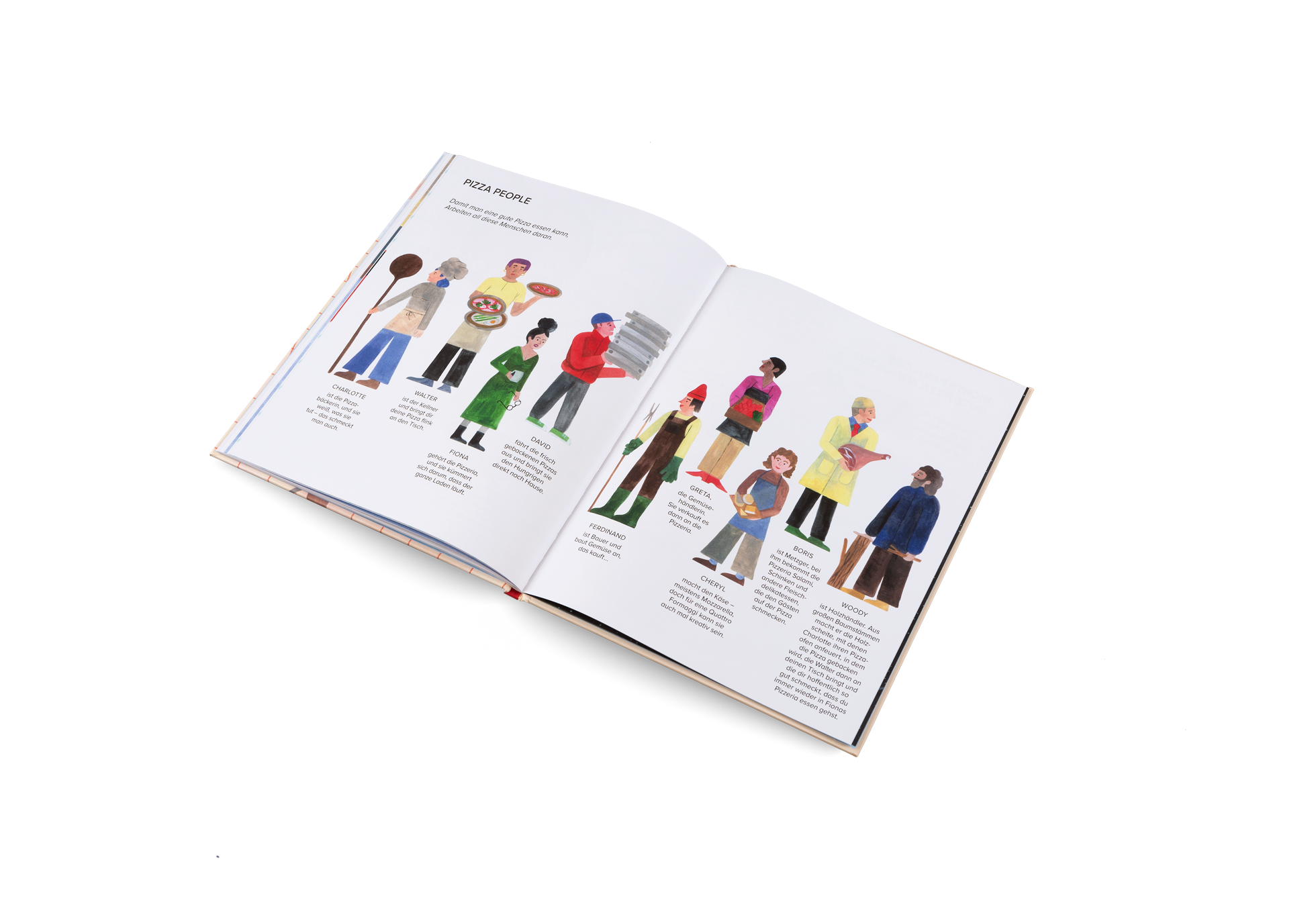 Damit man eine gute Pizza essen kann, Arbeiten all diese Menschen daran.