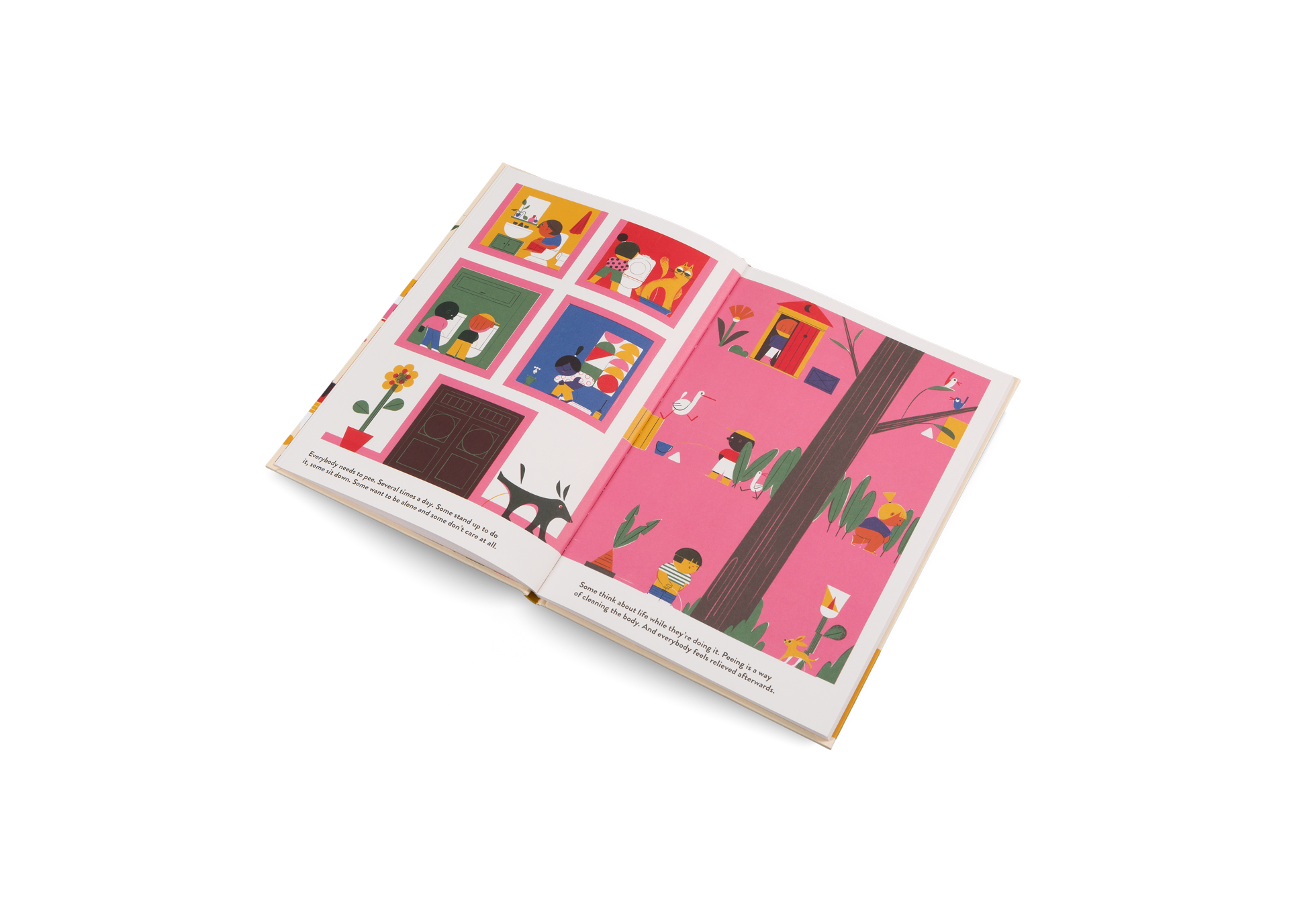 Everybody needs to pee in You and Me and Everybody Else by Marcos Farina