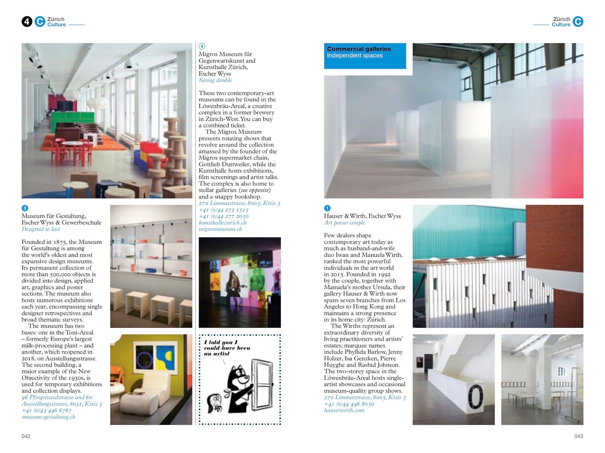 Culture and museums in The Monocle Travel Guide to Zurich, Geneva and Basel