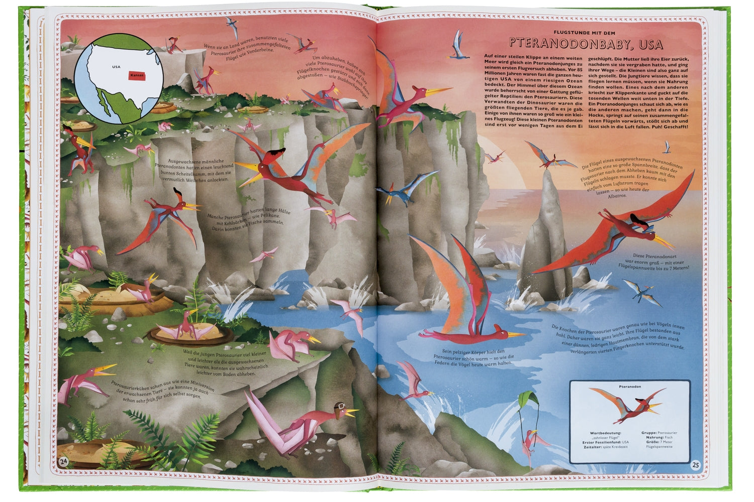 Der Atlas der Dinosaurier Kinderbuch Kleine Gestalten