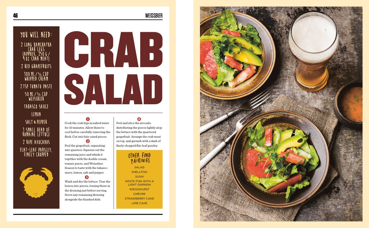 Beer and Food Recipes gestalten book