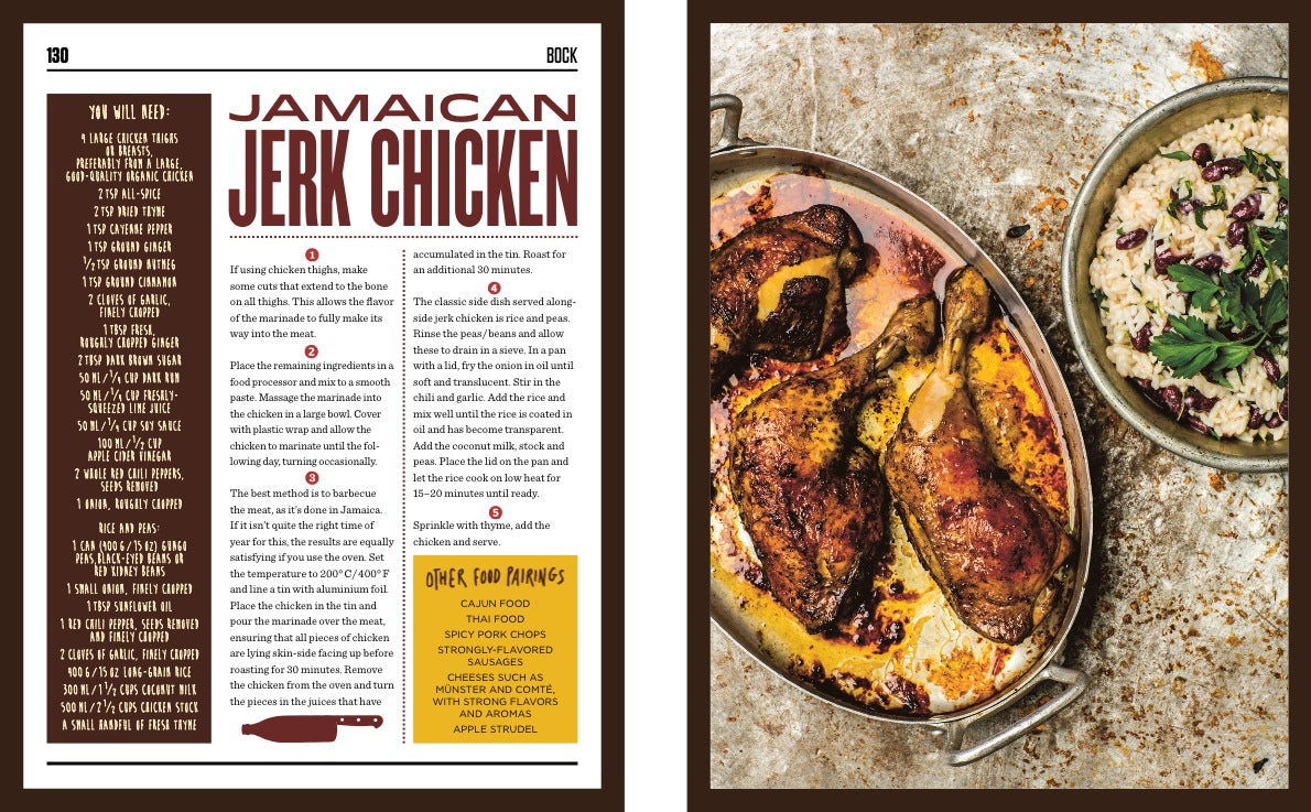 Beer and Food Recipes gestalten book