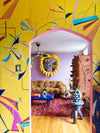 The styling in this apartment by Misha Kahn not only attempts to push the boundaries of maximalism to the next level, at times it succeeds. A graduate of Rhode Island School of Design, Minnesota-born Kahn is known for an experimental approach to furniture and lighting design with which he reinvents established techniques, often incorporating found materials and refuse, to create pieces that are outlandish in both form and function.  Find out more about this project in Living to the Max.