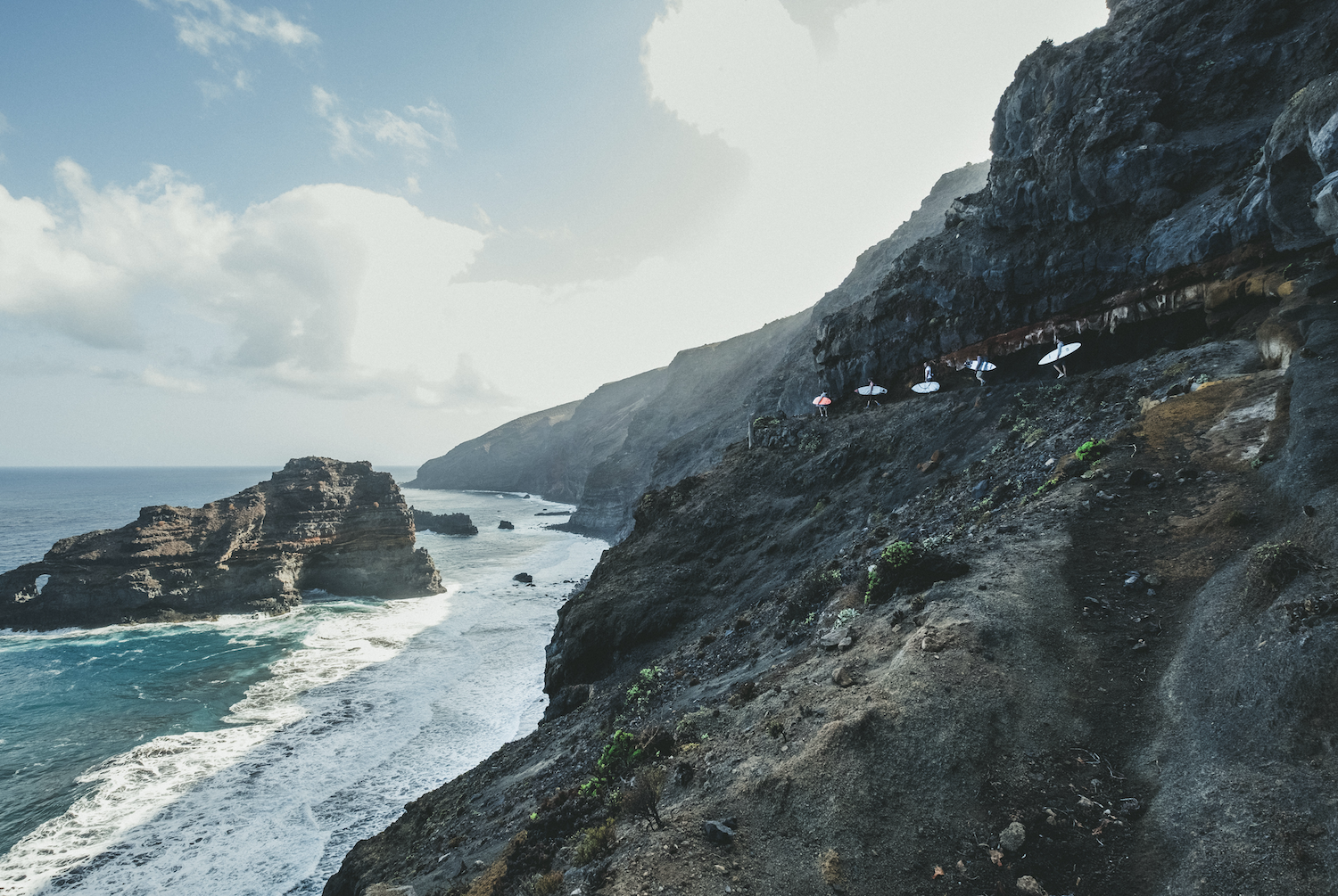 Treasure and treachery in the Fortunate Isles, the Canary Islands. These islands are ideally placed to receive powerful swells from the North Atlantic, which lurch out of deep water and land with a punch on the archipelago’s abundance of reefs and beaches. It’s a dream location for surfers around the globe.