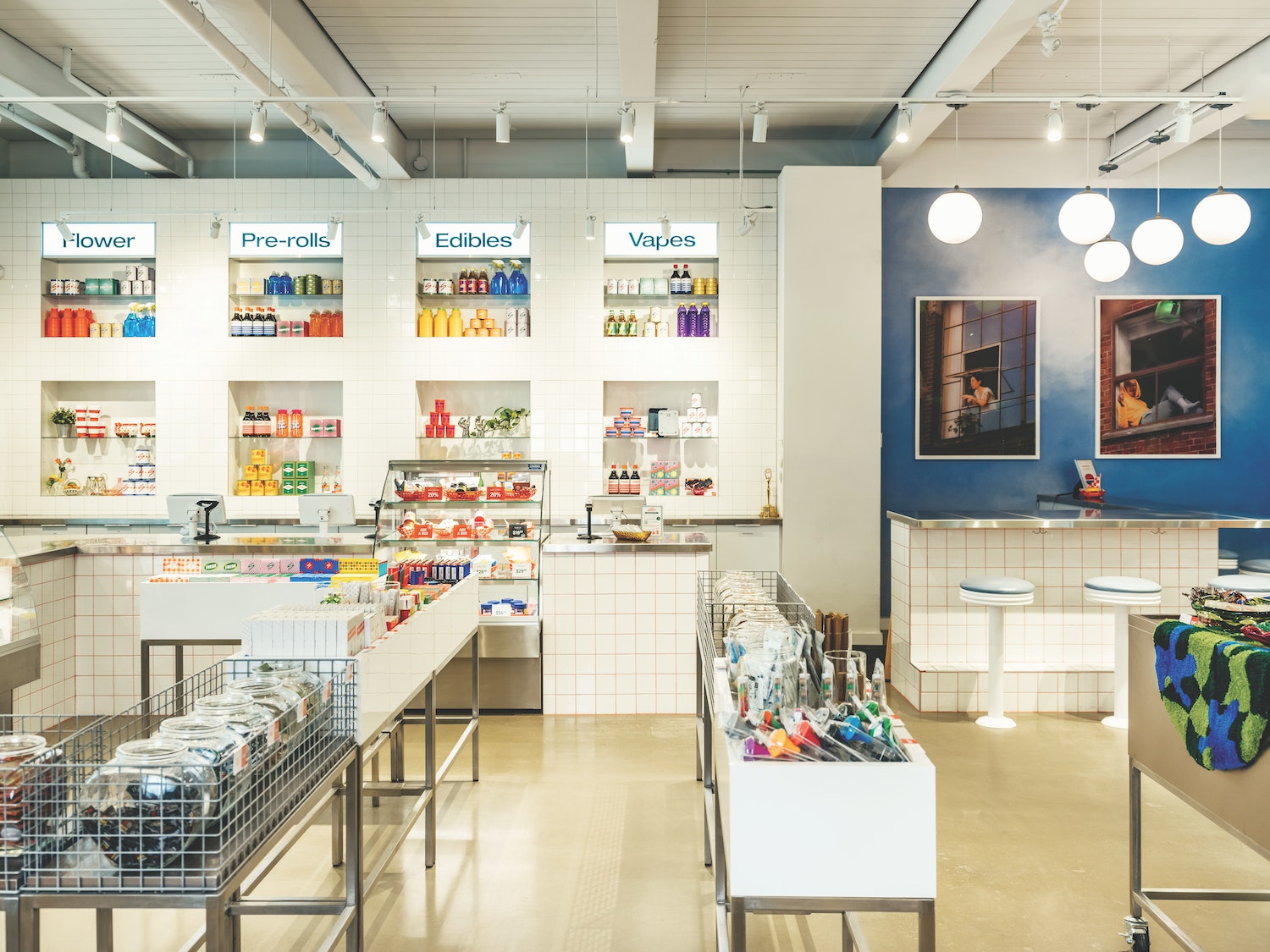 Subverting the stereotype of a cannabis dispensary – small, clinical rooms with little natural light – Rebelle's flagship store is in a 100-year-old farmhouse in the Berkshires, Massachusetts. Founded by Charlotte Hanna, who has a background in non-profits as well as a career at investment bank Goldman Sachs under her belt, Rebelle's focus has always been customer-first. 