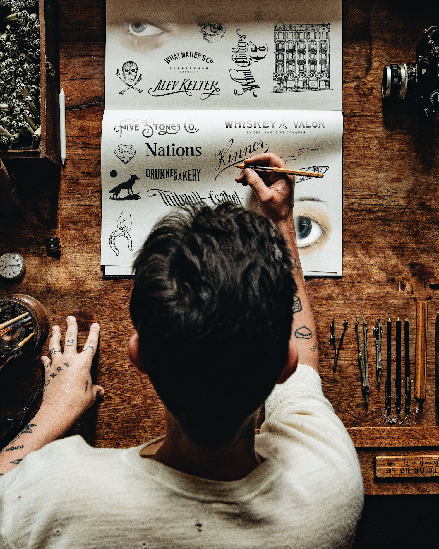 Christian Watson is the designer behind Venture Onward and 1924us.