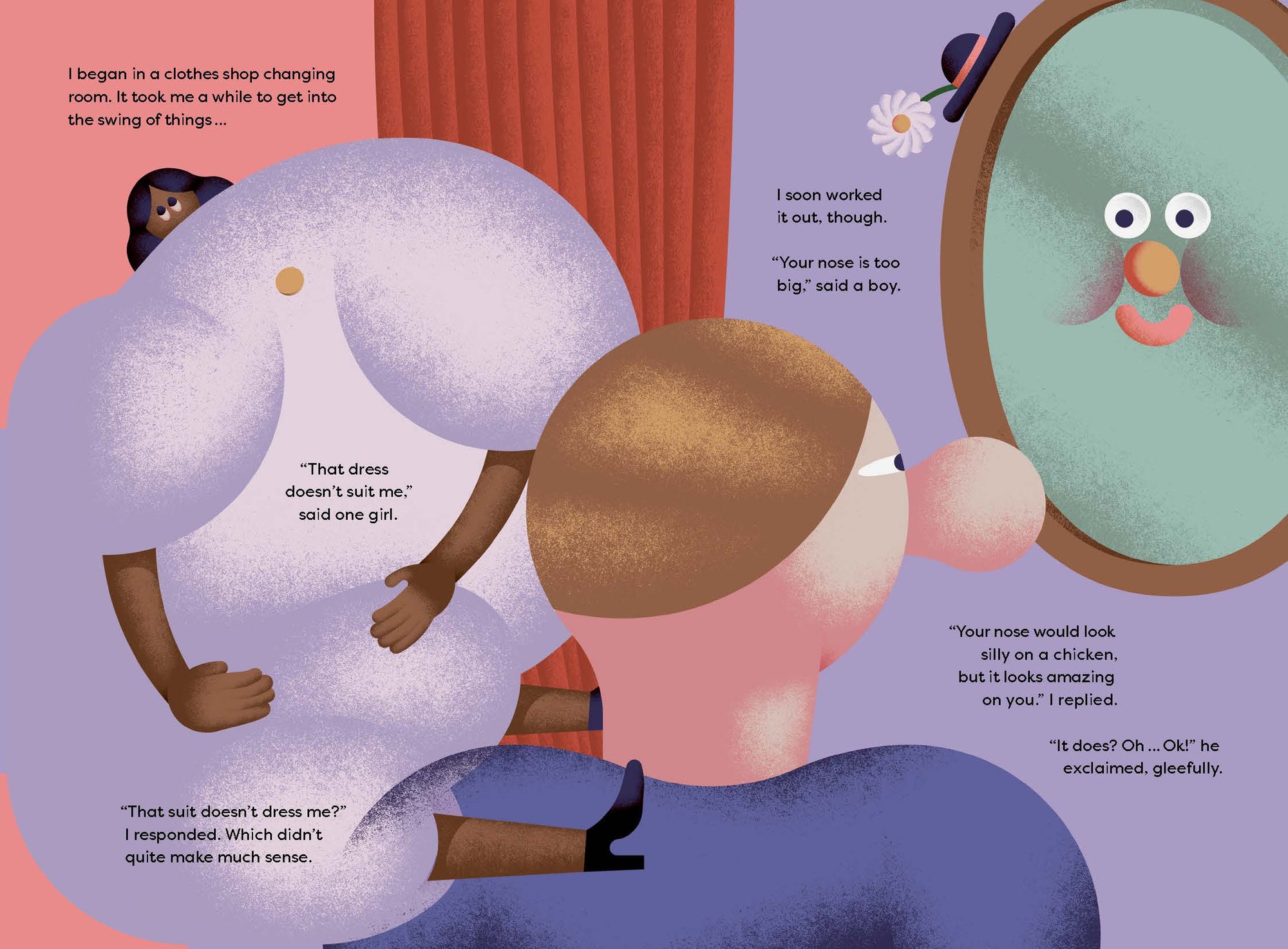 Penny the Mirror began in a clothes shop changing room. It took a while to get into the swing of things ...