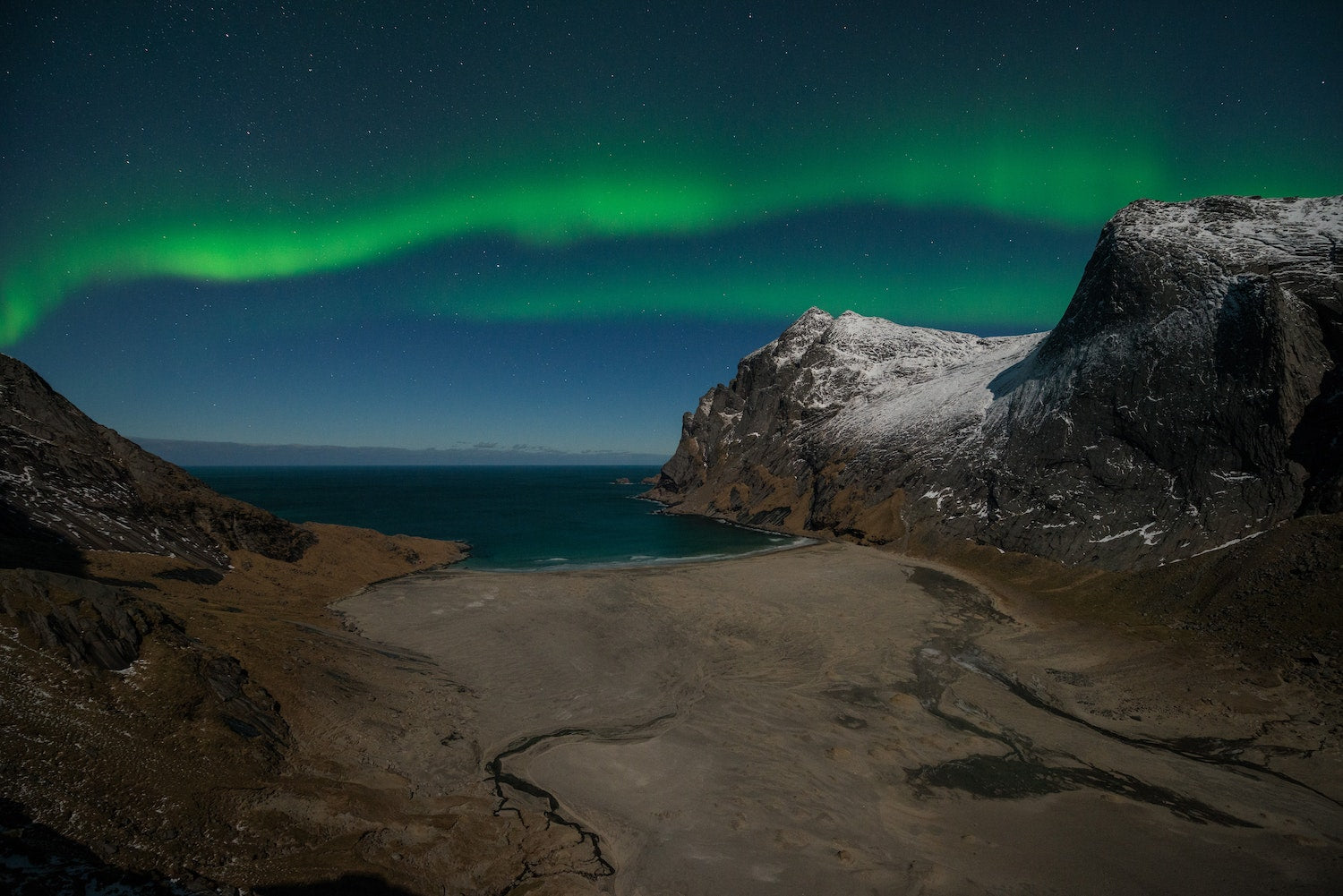 Polarlicht in Wanderlust Skandinavien.