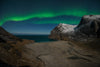 A photo of incredible Nothern Lights in Wanderlust Nordics.