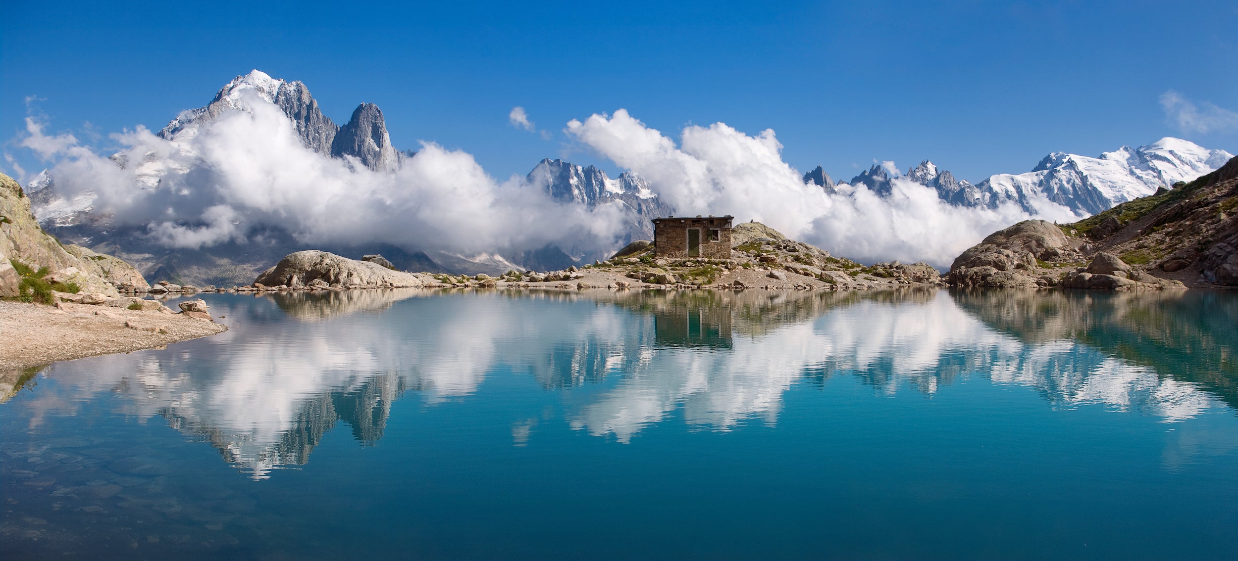 Hikes in the Aiguilles Rouges, a far lower mountain range to the north of the valley, enable the hiker to enjoy the best possible views of Mont Blanc without risking life and limb in the process. 