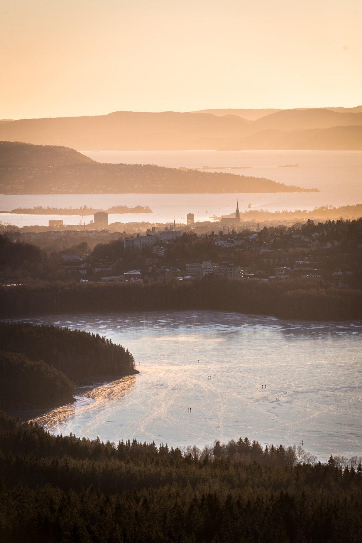 Urban landscape in Scandinavia