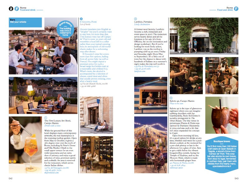 Bars in The Monocle Travel Guide to Rome