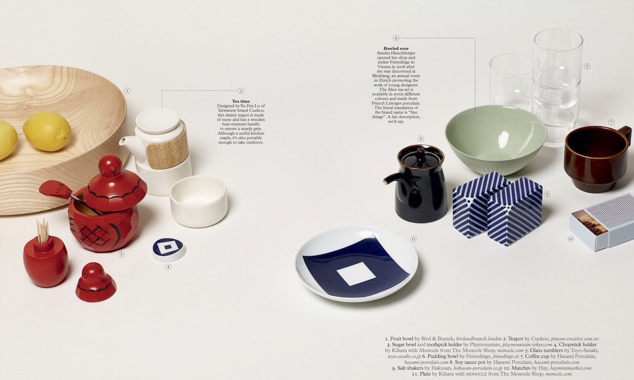 Things to buy in The Monocle Guide to Drinking and Dining